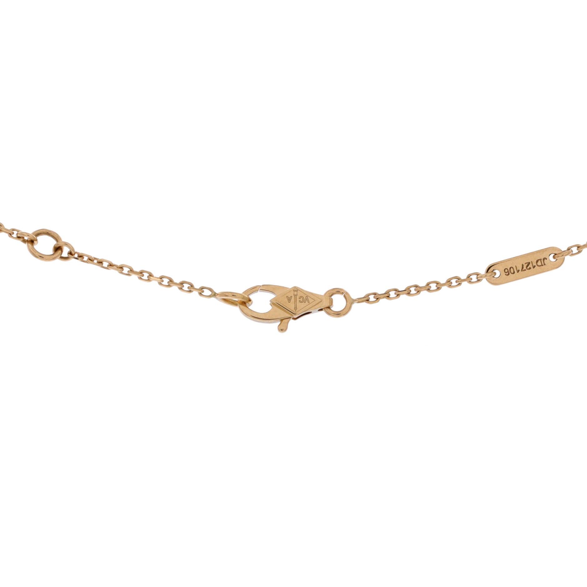 Van Cleef & Arpels Sweet Alhambra Butterfly Pendant Necklace Size ONE SIZE - 4 Thumbnail