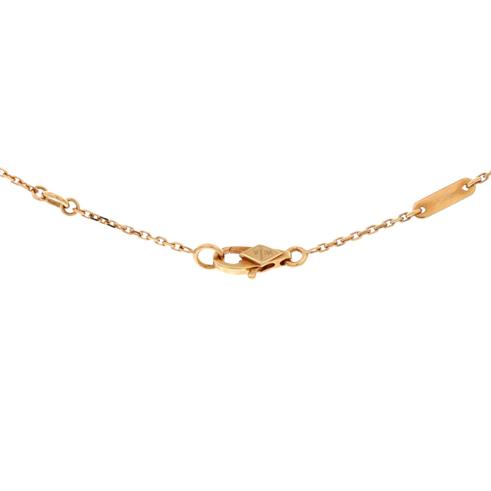 Van Cleef & Arpels Sweet Alhambra Butterfly Pendant Necklace Size ONE SIZE - 4 Thumbnail