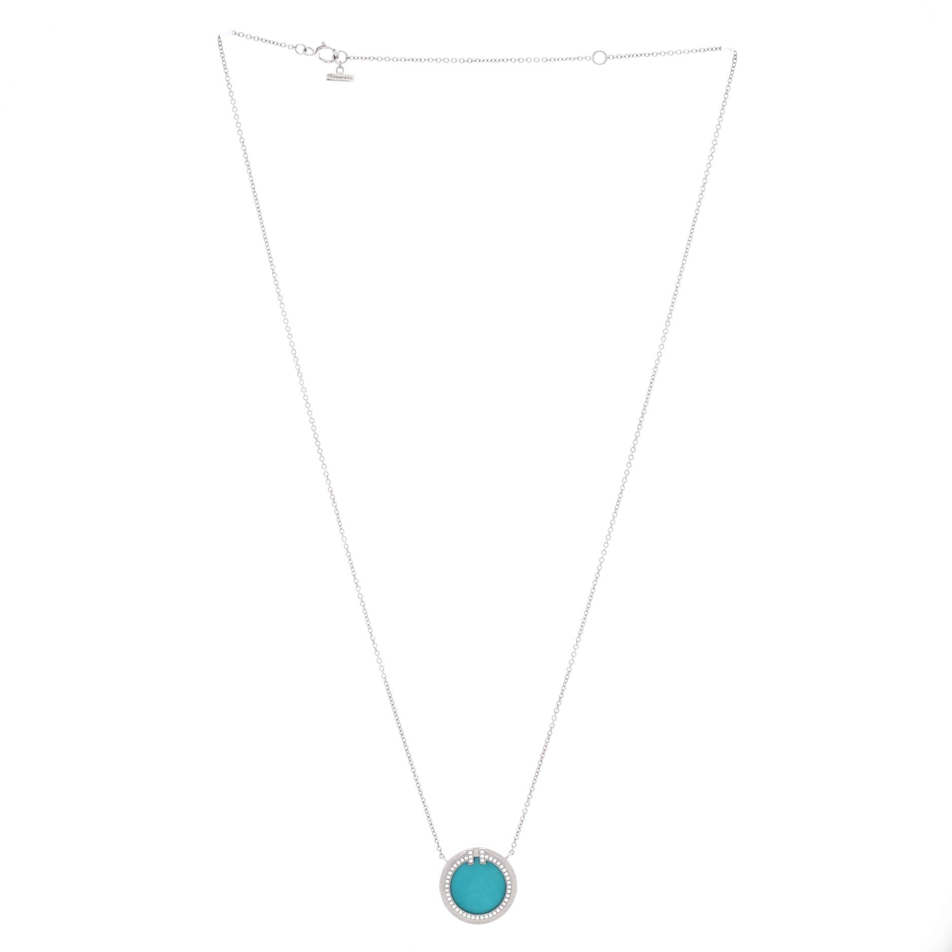 Tiffany & Co. T Circle Pendant Necklace Size ONE SIZE - 2 Thumbnail