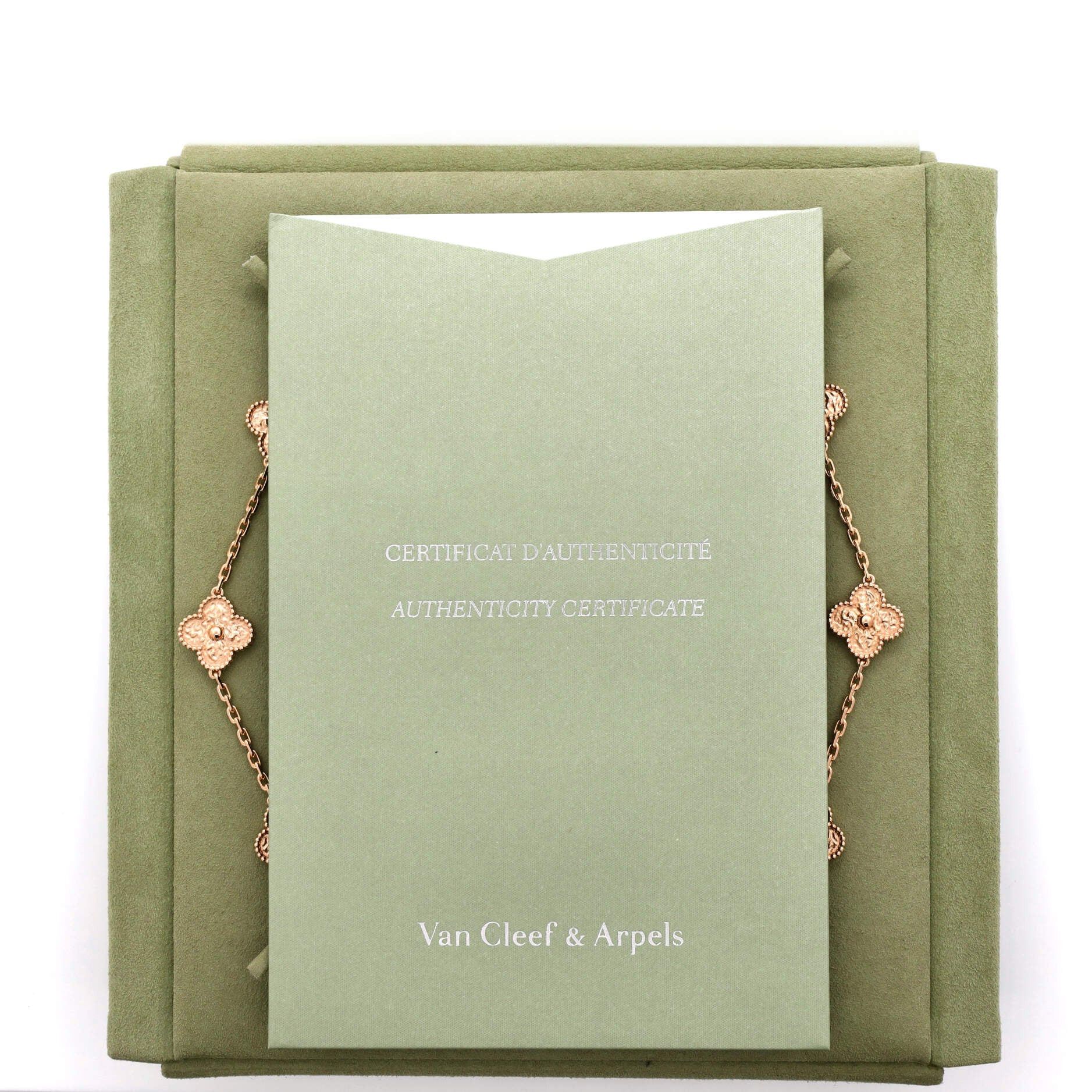 Van Cleef & Arpels Vintage Alhambra 10 Motifs Necklace Size ONE SIZE - 2 Thumbnail
