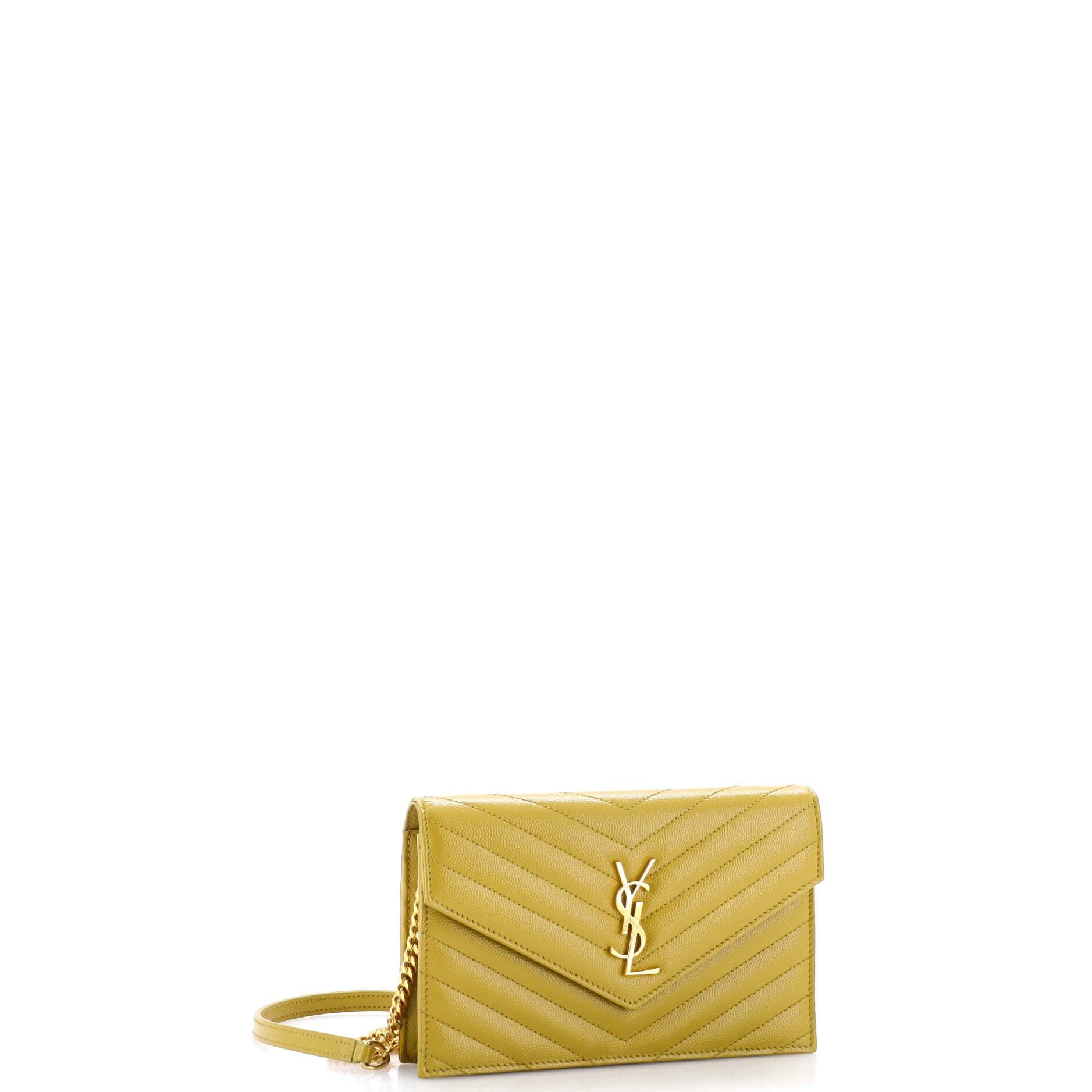 Saint Laurent Paris Classic Monogram Wallet on Chain Size ONE SIZE - 2 Thumbnail