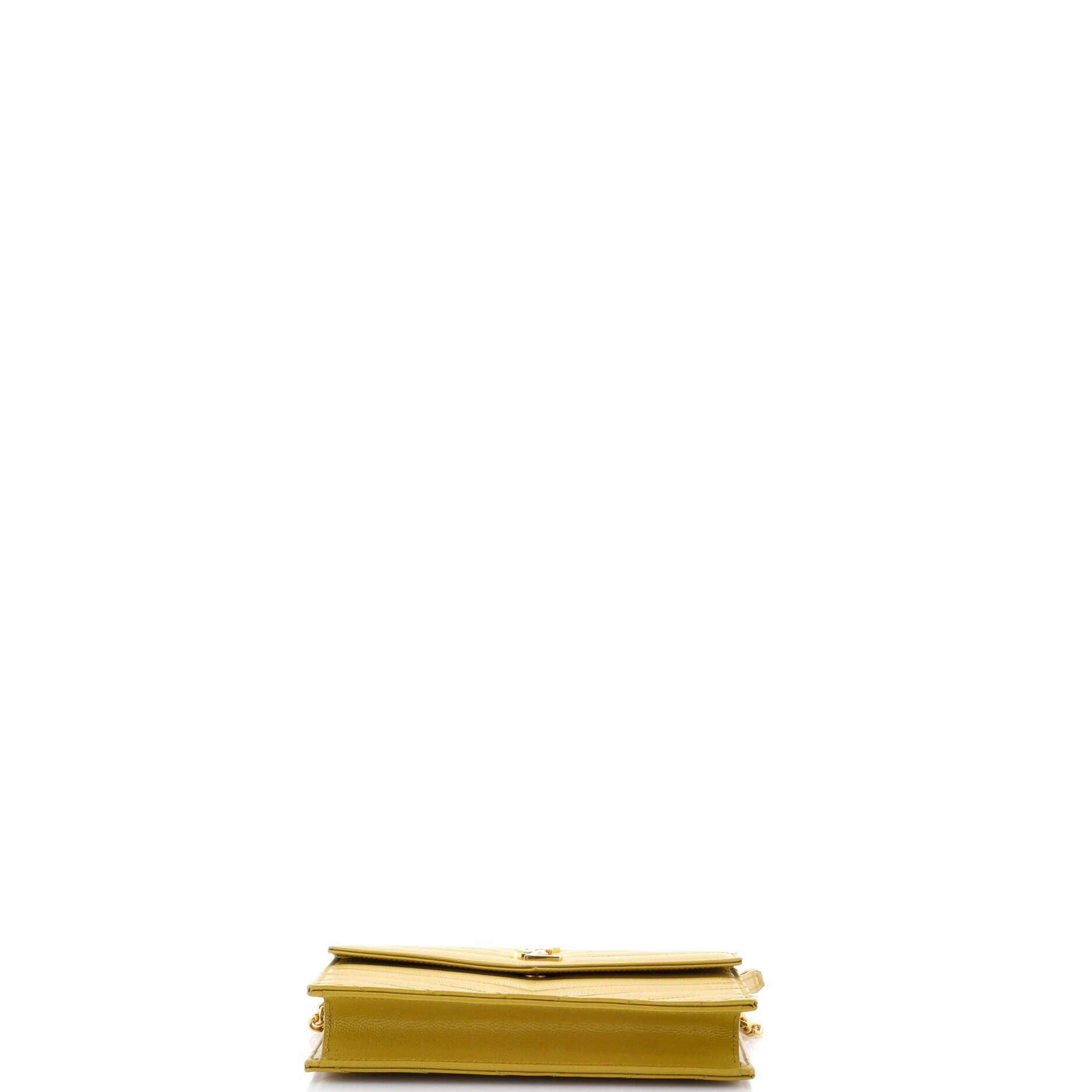 Saint Laurent Paris Classic Monogram Wallet on Chain Size ONE SIZE - 4 Thumbnail