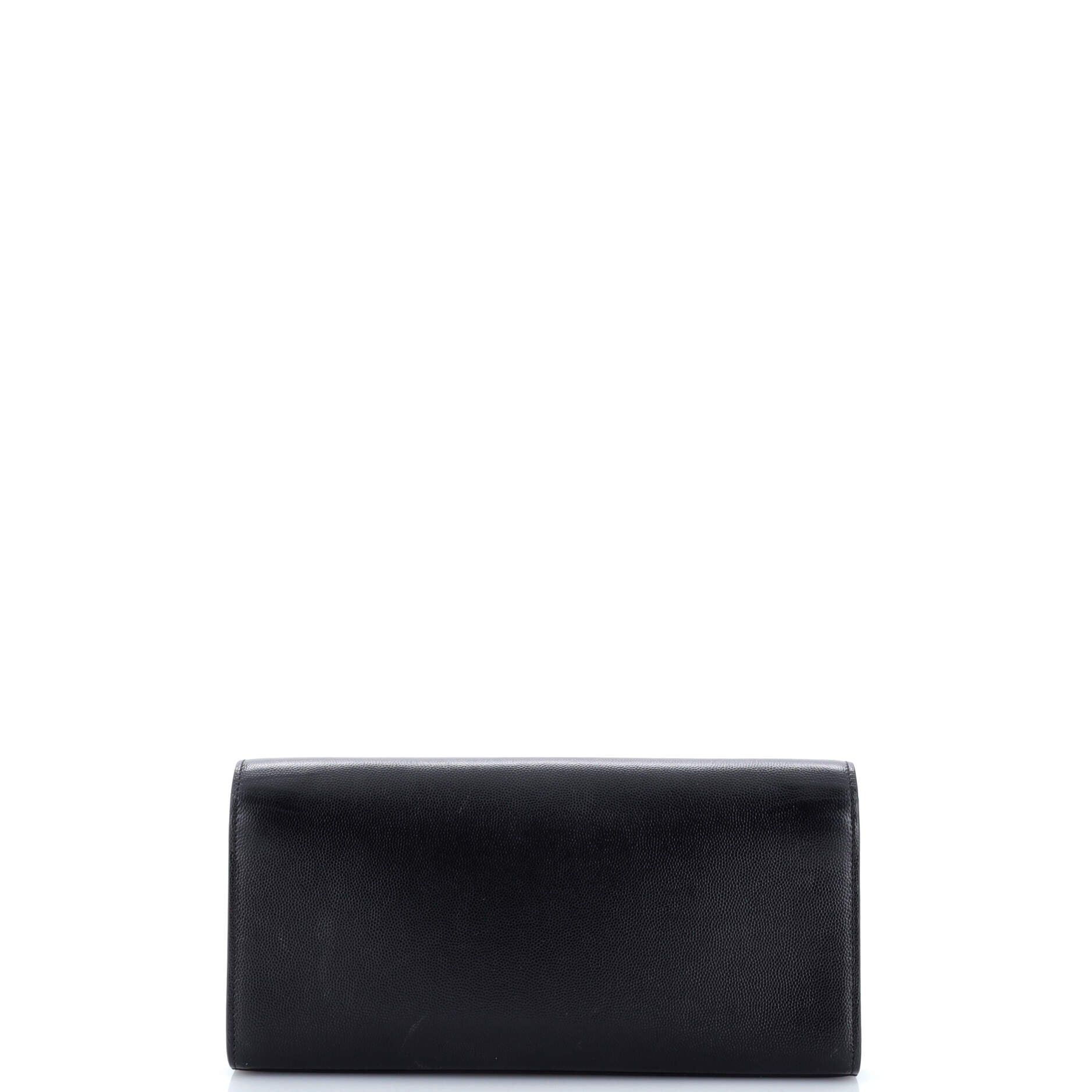 Saint Laurent Paris Classic Monogram Clutch Size ONE SIZE - 3 Thumbnail