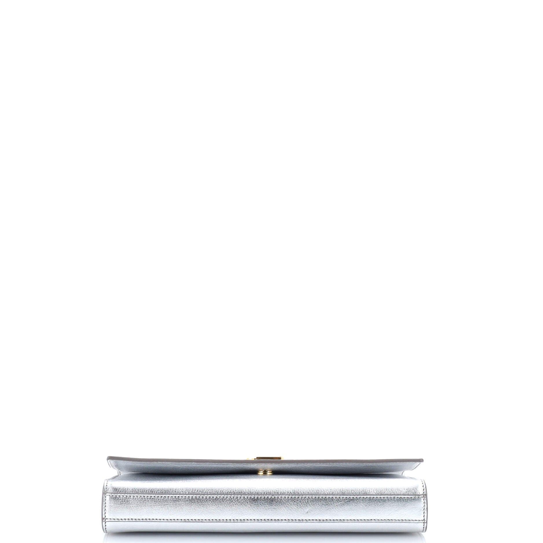 Saint Laurent Paris Classic Monogram Clutch Size ONE SIZE - 4 Thumbnail