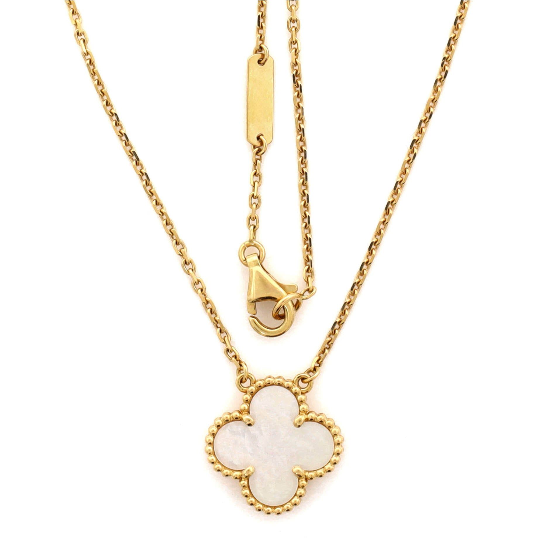 Van Cleef & Arpels Vintage Alhambra Pendant Necklace Size ONE SIZE - 2 Thumbnail