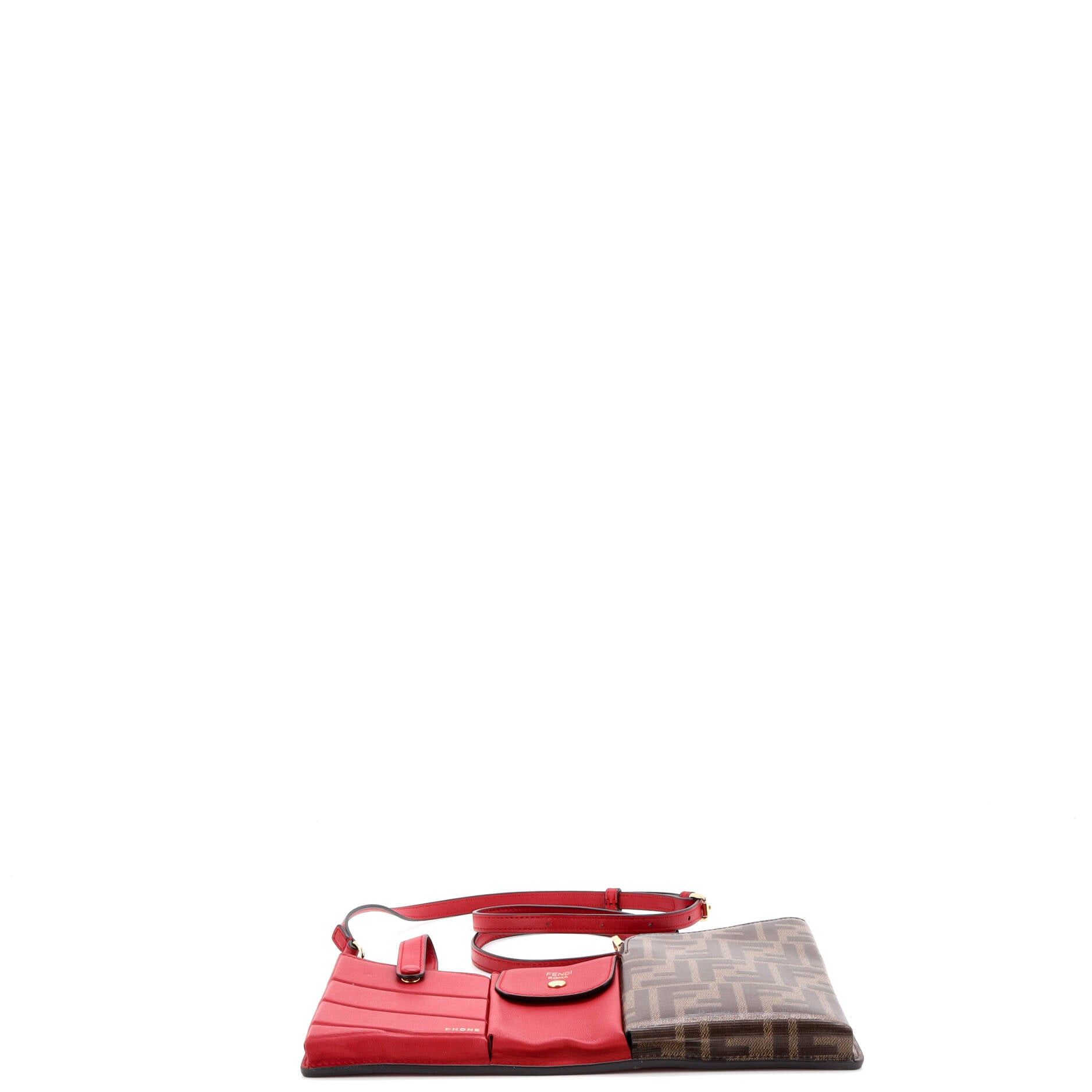 Fendi Bustine 3 Pockets Crossbody Bag Size ONE SIZE - 4 Thumbnail