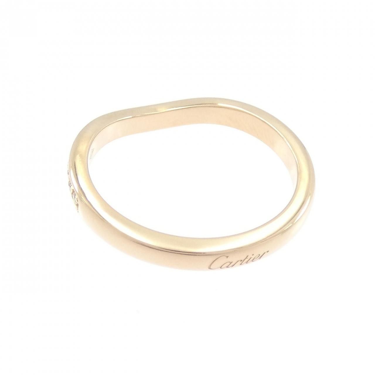 Cartier Cartier Cartier Ballerina 750 Pink Gold Diamond Ring Size 8 Precious Metal Ring B4098700 DUTY FREE for USA Size ONE SIZE - 4 Thumbnail