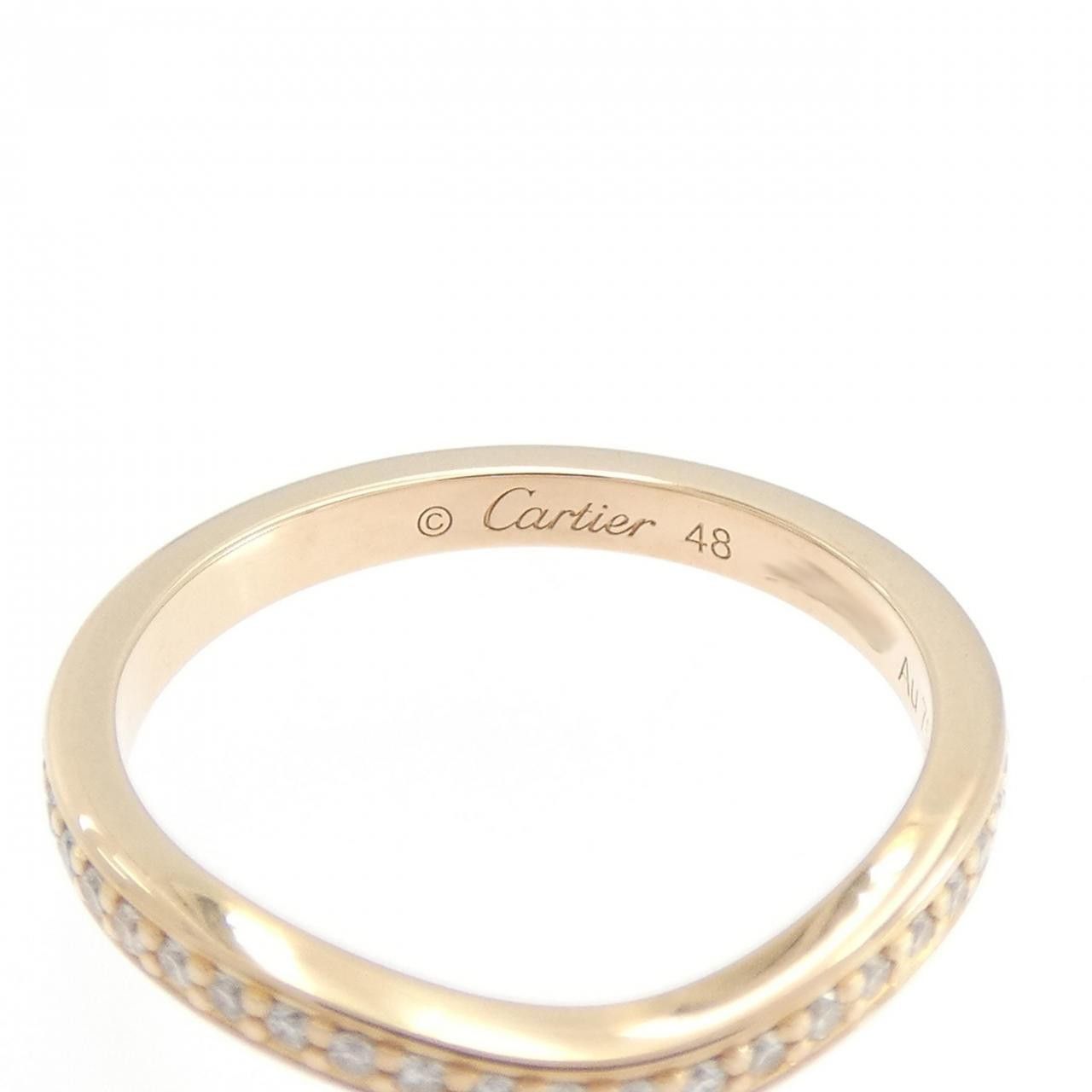 Cartier Cartier Cartier Ballerina 750 Pink Gold Diamond Ring Size 8 Precious Metal Ring B4098700 DUTY FREE for USA Size ONE SIZE - 5 Thumbnail