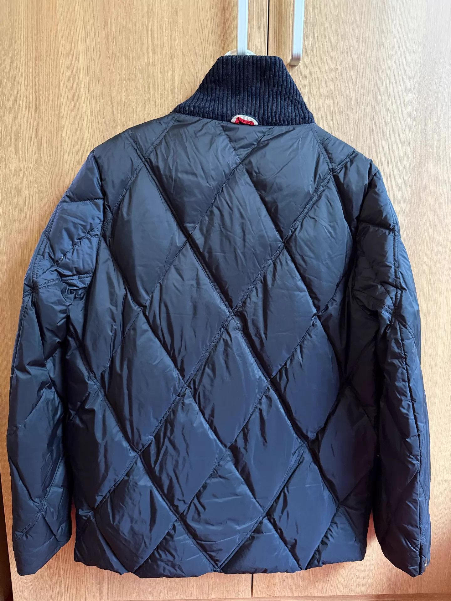 Moncler Blue Quilted Bomber Jacket Size US M / EU 48-50 / 2 - 3 Thumbnail