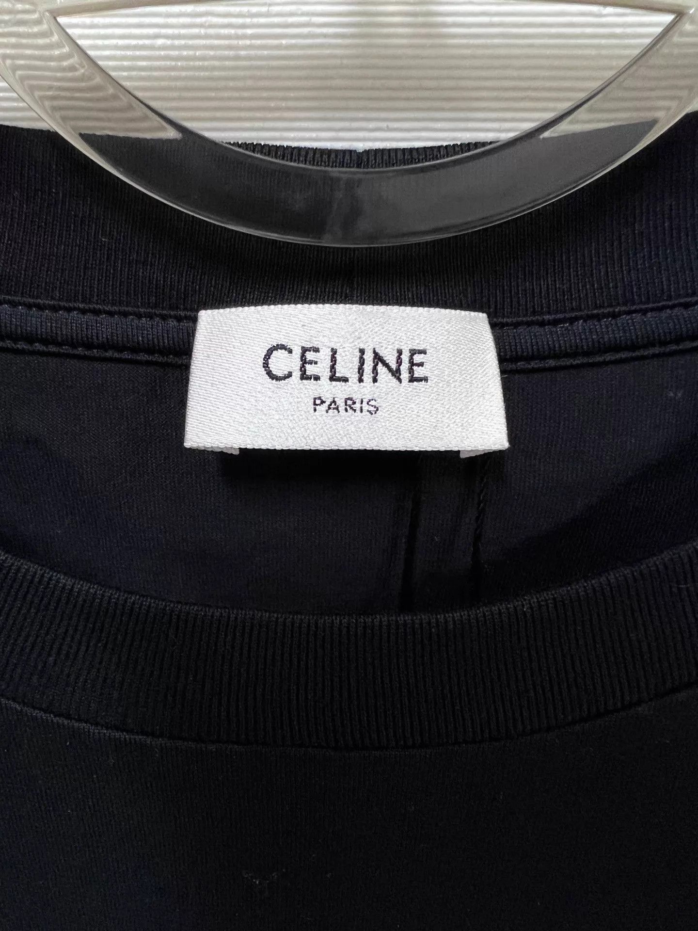 Celine Black Long Sleeve Graphic Print Shirt Size US S / EU 44-46 / 1 - 4 Thumbnail