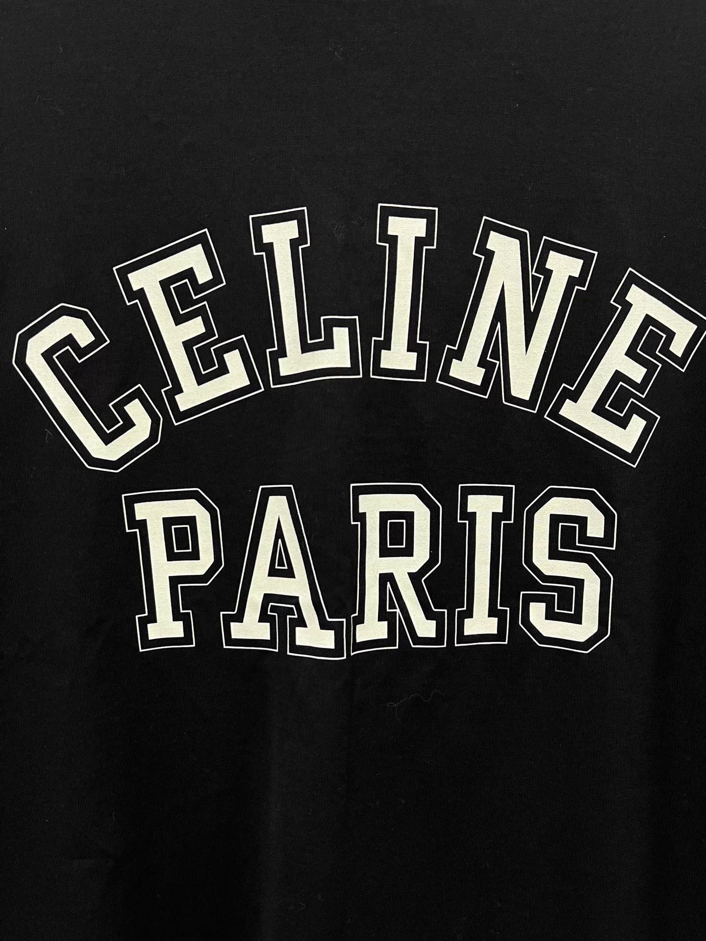 Celine Black Long Sleeve Graphic Print Shirt Size US S / EU 44-46 / 1 - 3 Thumbnail