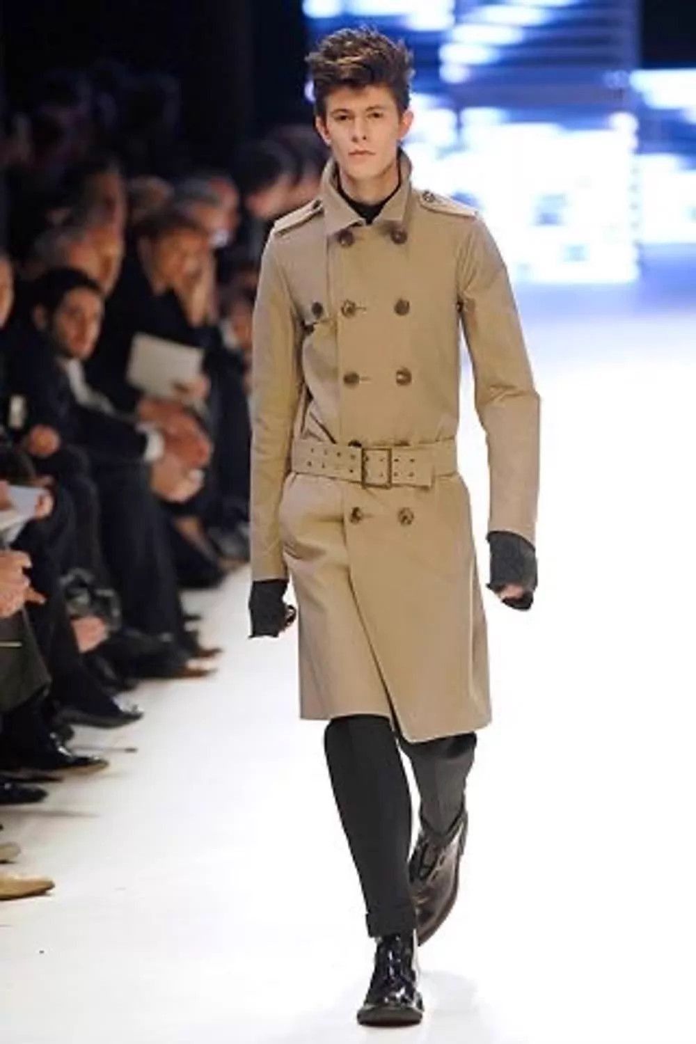 Dior Black Double-Breasted Trench Coat Size S Size US S / EU 44-46 / 1 - 9 Thumbnail