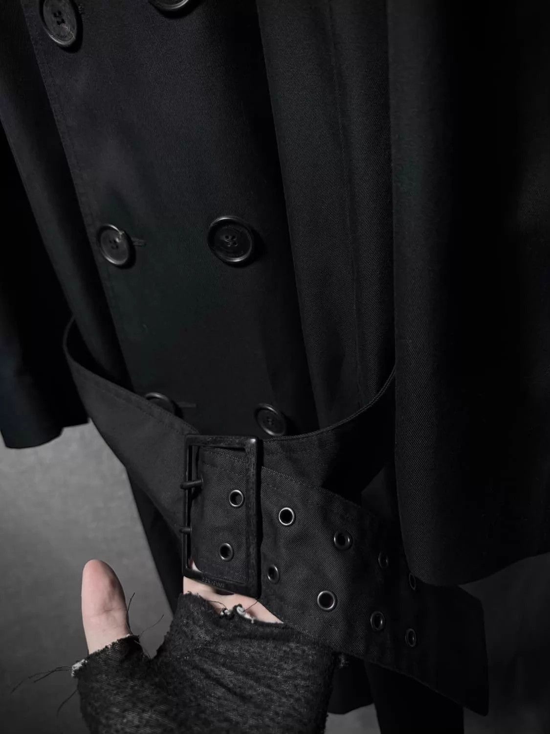 Dior Black Double-Breasted Trench Coat Size S Size US S / EU 44-46 / 1 - 4 Thumbnail