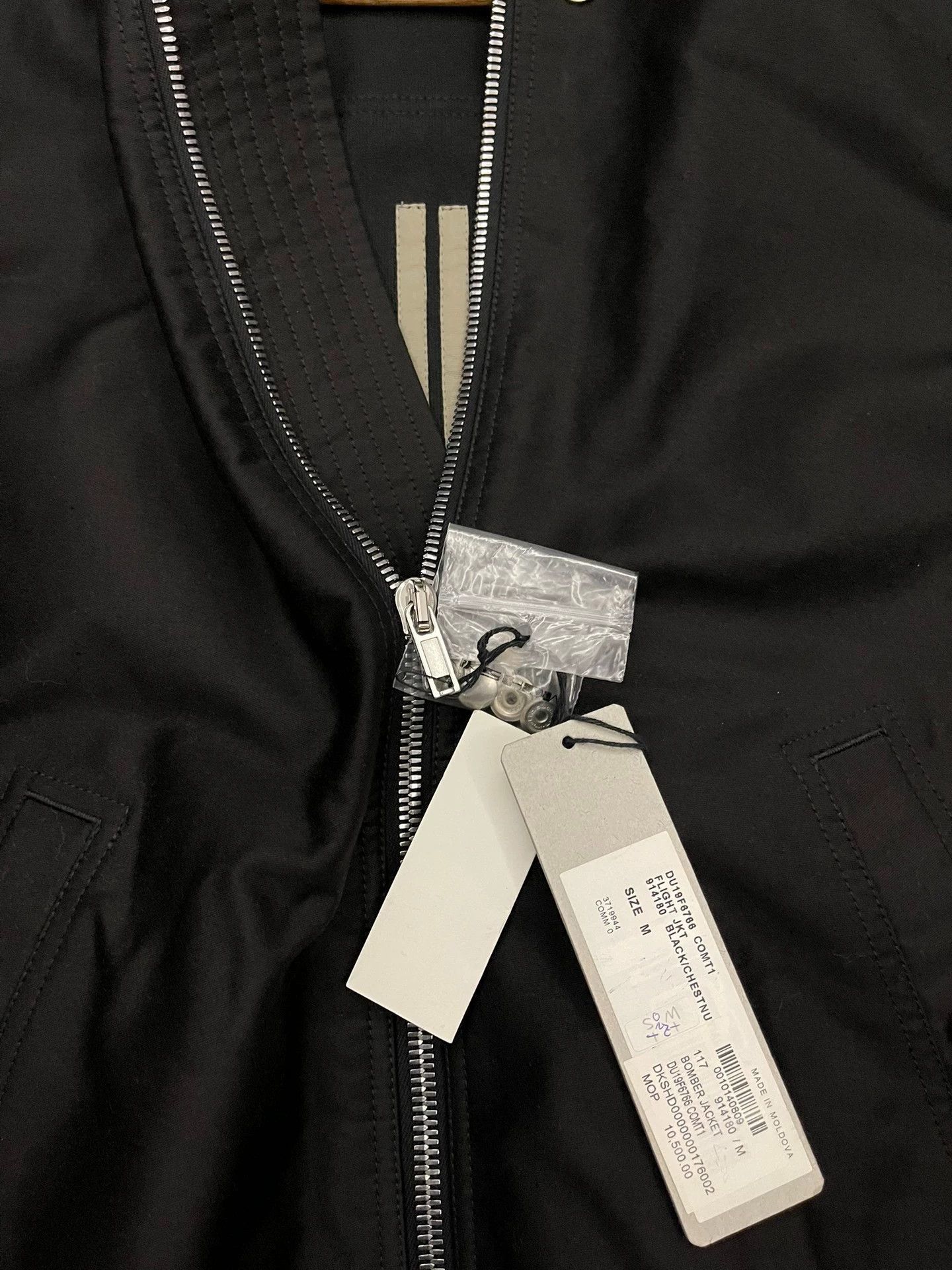 Rick Owens Multi Color Leather Panel Bomber Jacket Size US M / EU 48-50 / 2 - 7 Thumbnail