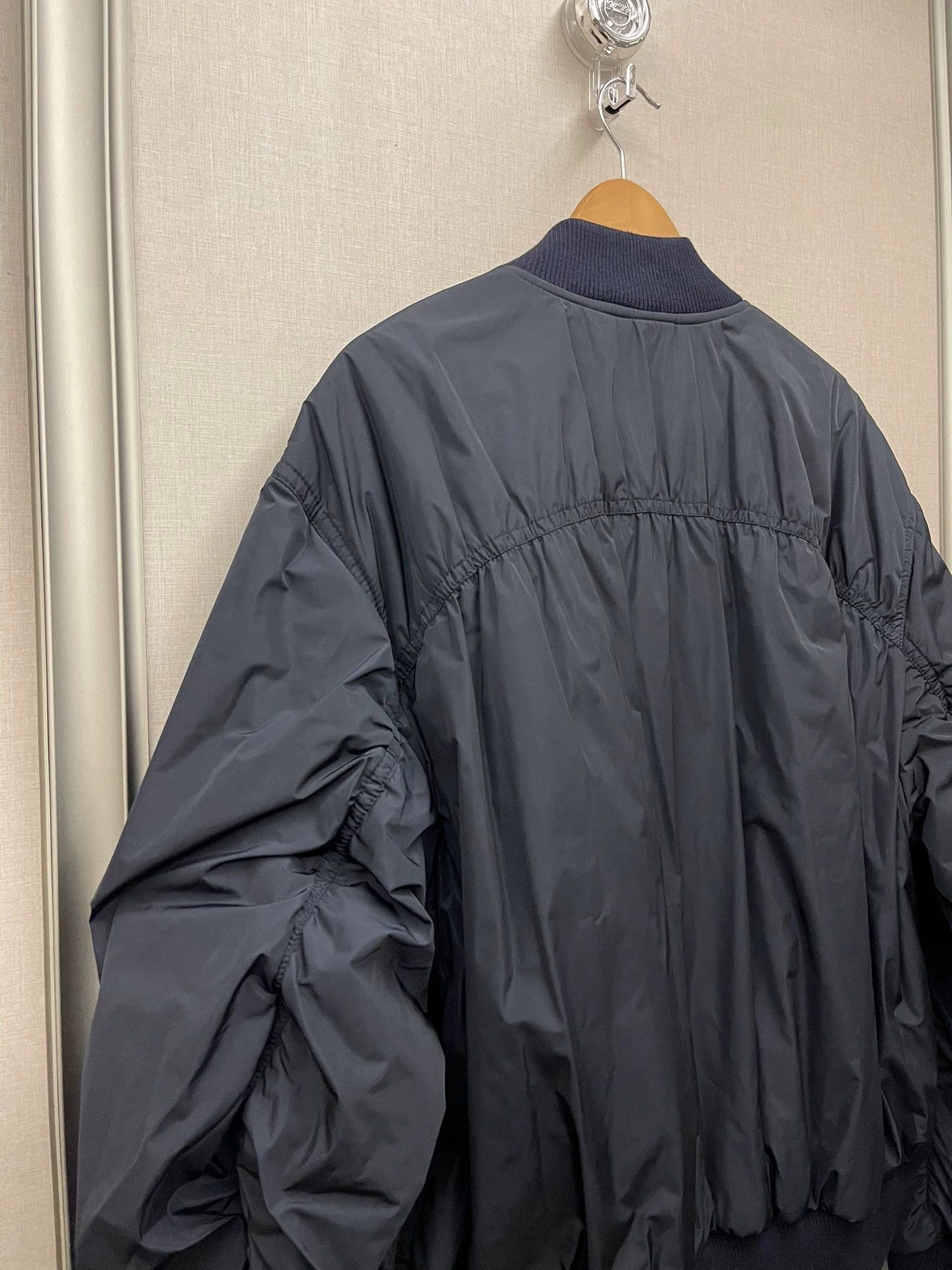 Dries Van Noten Blue Bomber Jacket with Zip and Button Closure Size US L / EU 52-54 / 3 - 2 Thumbnail