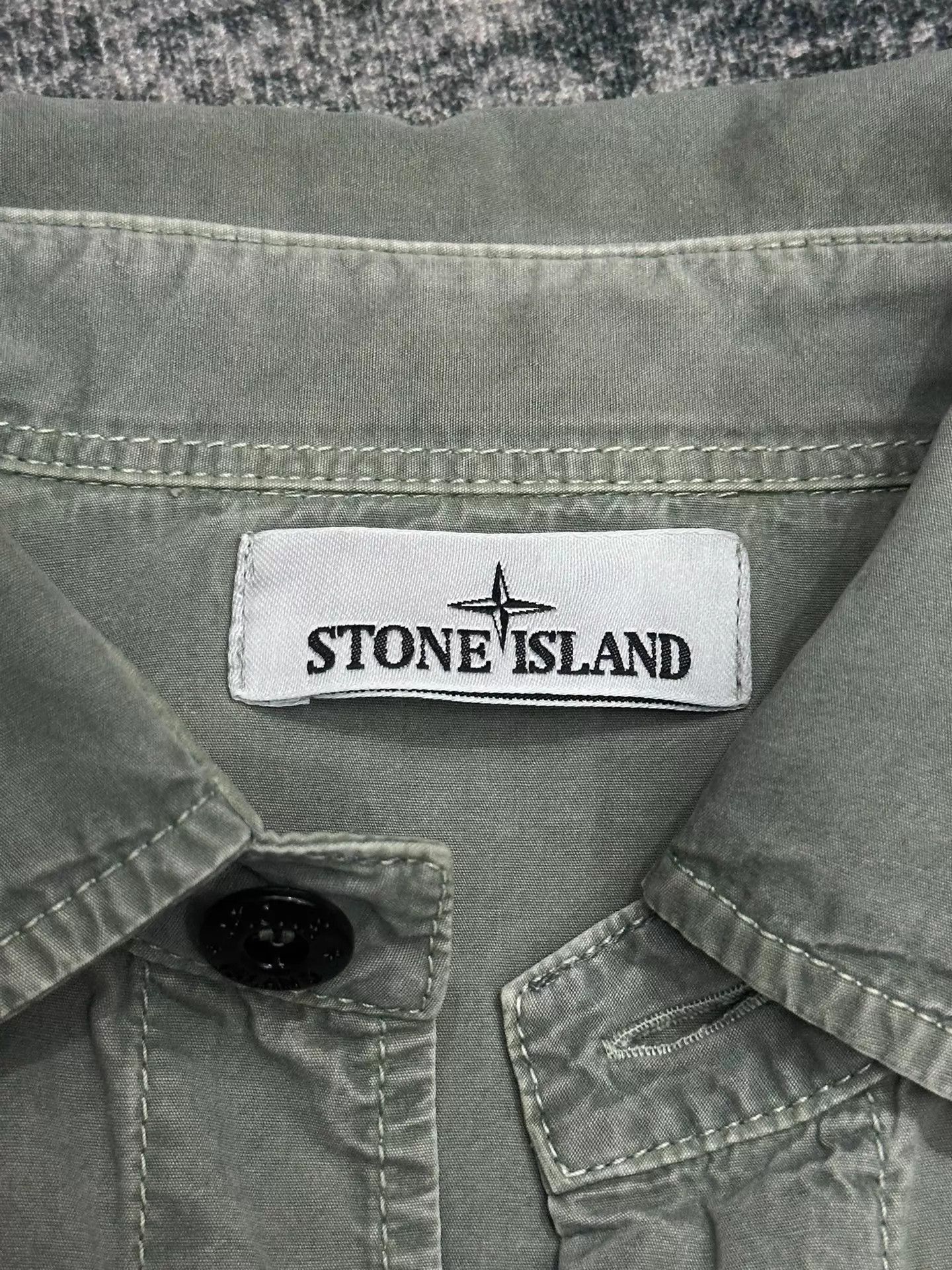 Stone Island Green Long-Sleeve Button-Up Shirt Size US M / EU 48-50 / 2 - 7 Thumbnail
