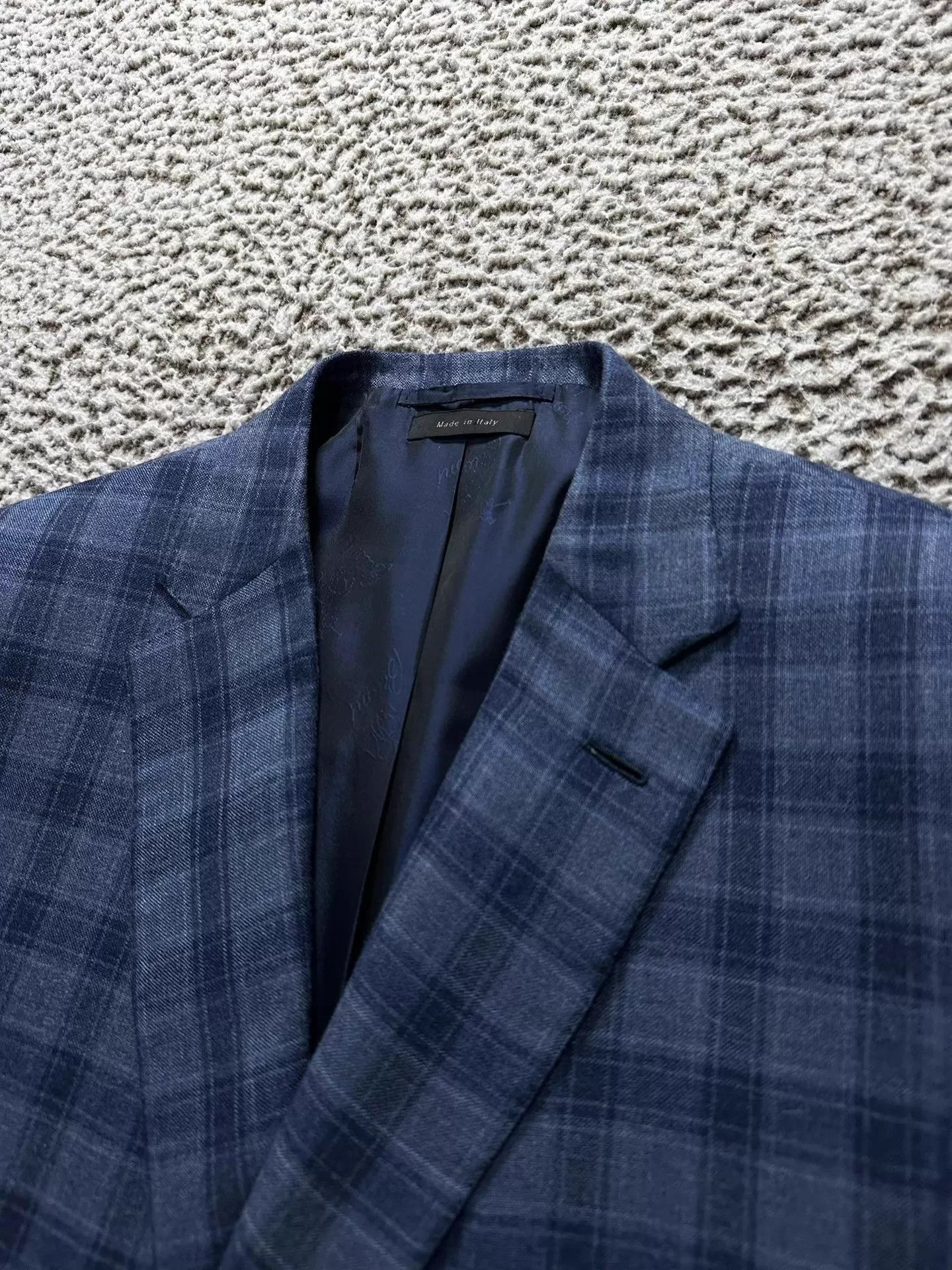 Brioni Blue Plaid Pattern Blazer - XL Size US XL / EU 56 / 4 - 6 Thumbnail