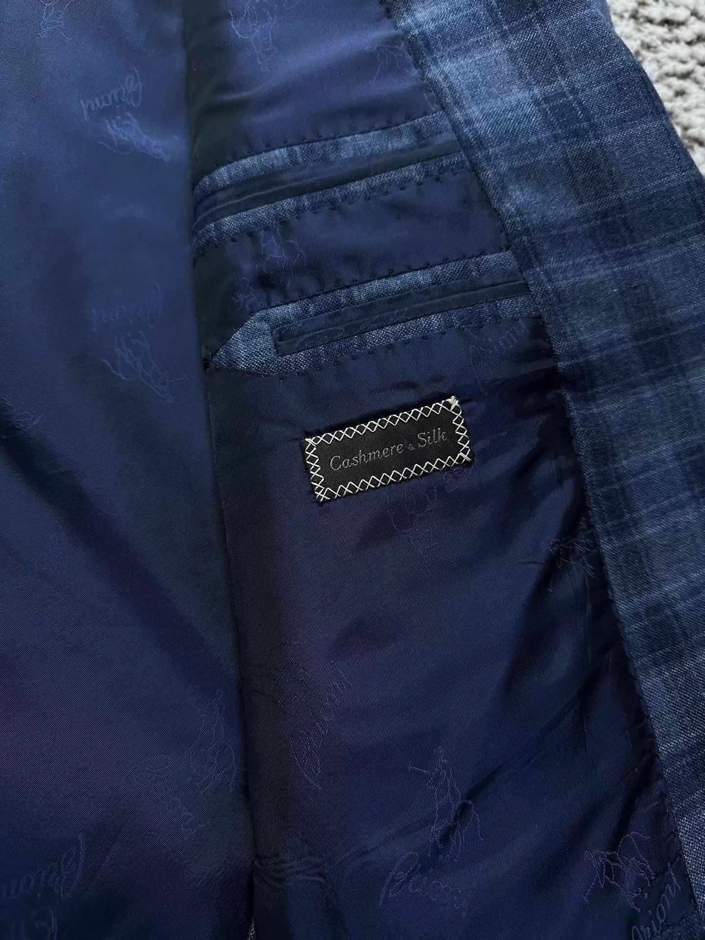 Brioni Blue Plaid Pattern Blazer - XL Size US XL / EU 56 / 4 - 5 Thumbnail