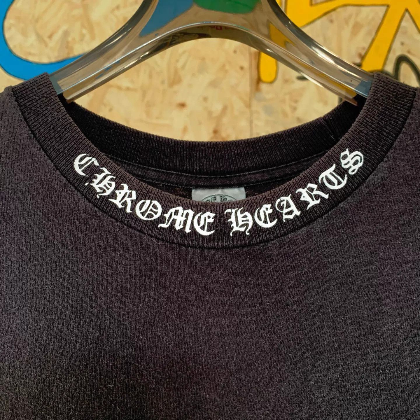 Chrome Hearts Black Short Sleeve T-Shirt with Cross Pocket Size US L / EU 52-54 / 3 - 4 Thumbnail