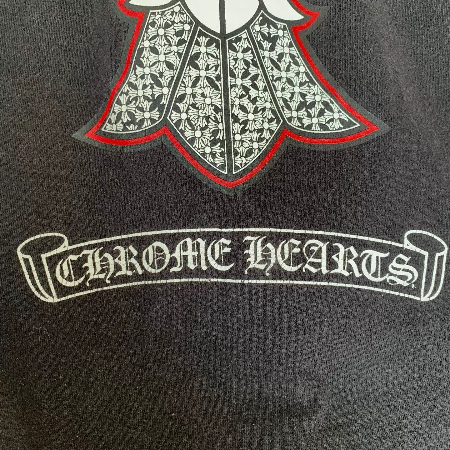 Chrome Hearts Black Short Sleeve T-Shirt with Cross Pocket Size US L / EU 52-54 / 3 - 9 Thumbnail
