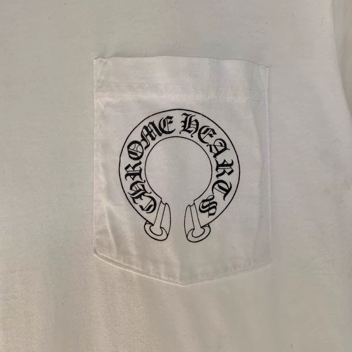 Chrome Hearts White Short Sleeve T-Shirt with Pocket Design Size US M / EU 48-50 / 2 - 3 Thumbnail