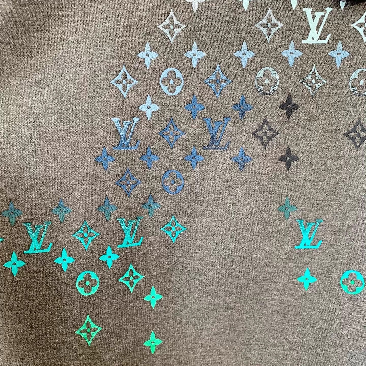 Louis Vuitton Gray Graphic Print Sweatshirt Size L Size US L / EU 52-54 / 3 - 5 Thumbnail