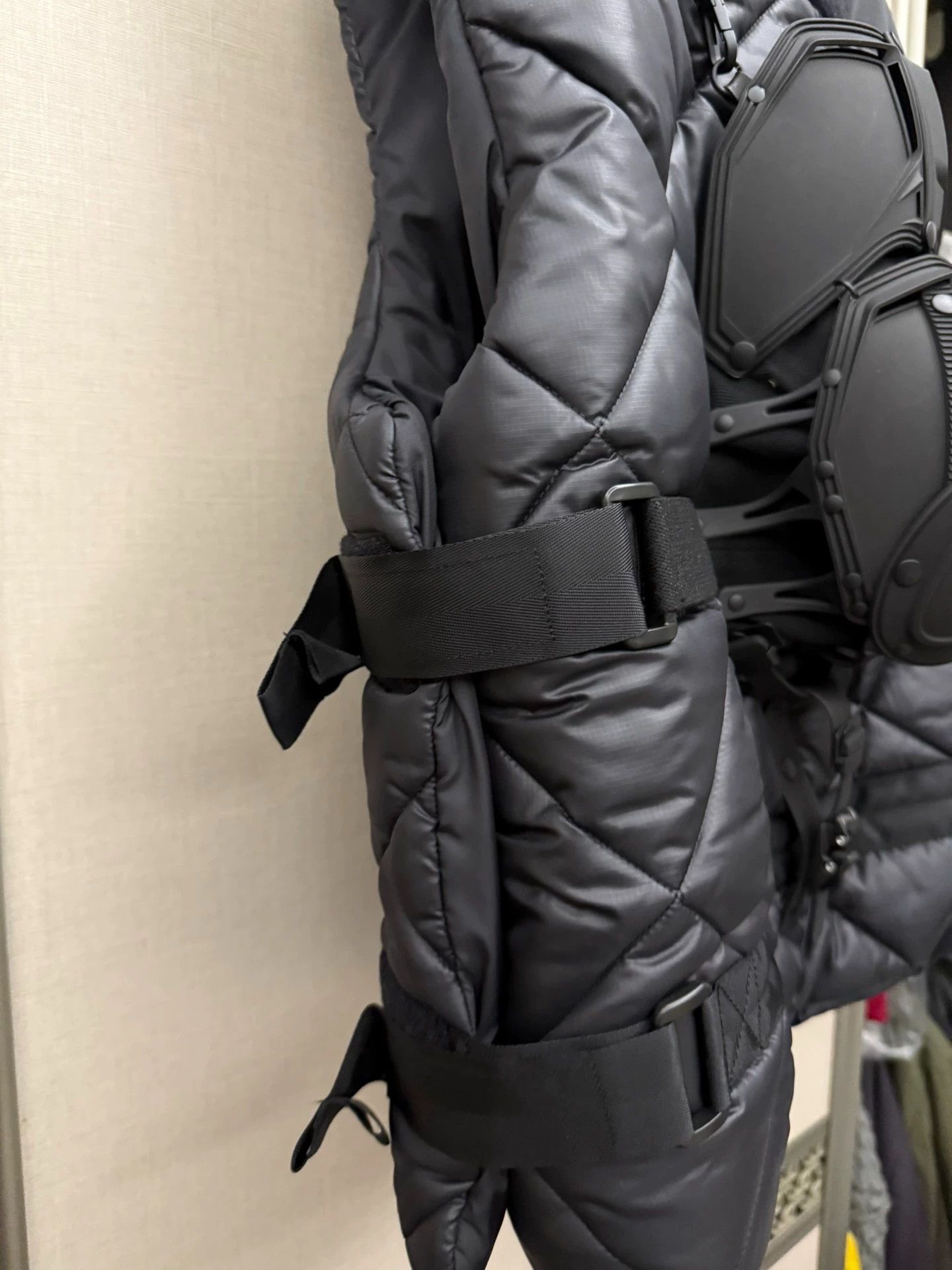 Junya Watanabe Black Quilted Vest with Utility Buckle Detail Size US XL / EU 56 / 4 - 6 Thumbnail