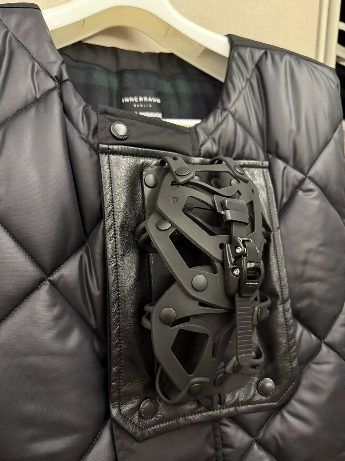 Junya Watanabe Black Quilted Vest with Utility Buckle Detail Size US XL / EU 56 / 4 - 3 Thumbnail