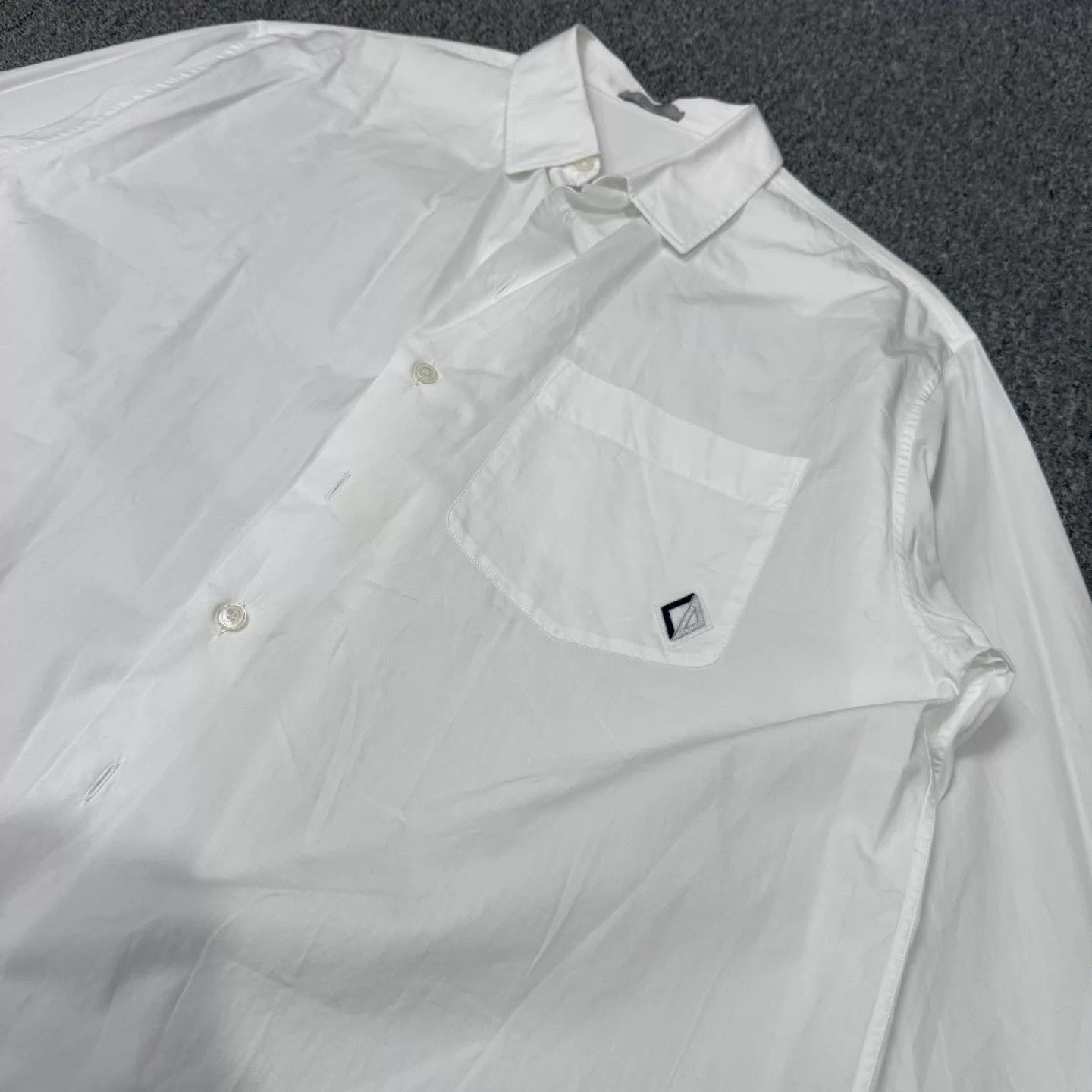 Dior White Long Sleeve Button-Up Shirt Size US S / EU 44-46 / 1 - 3 Thumbnail