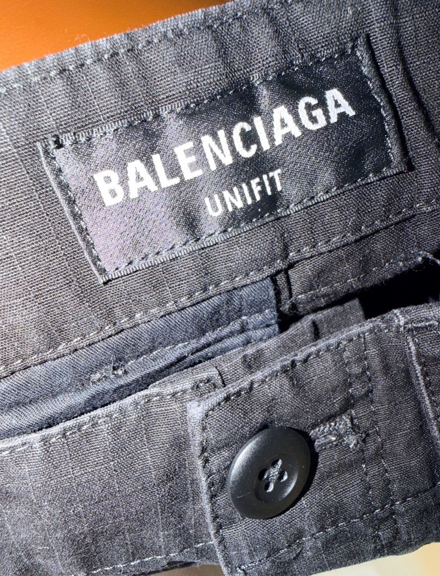 Balenciaga Black Denim Relaxed Fit Pants Size 28 Size US 28 / EU 44 - 7 Thumbnail