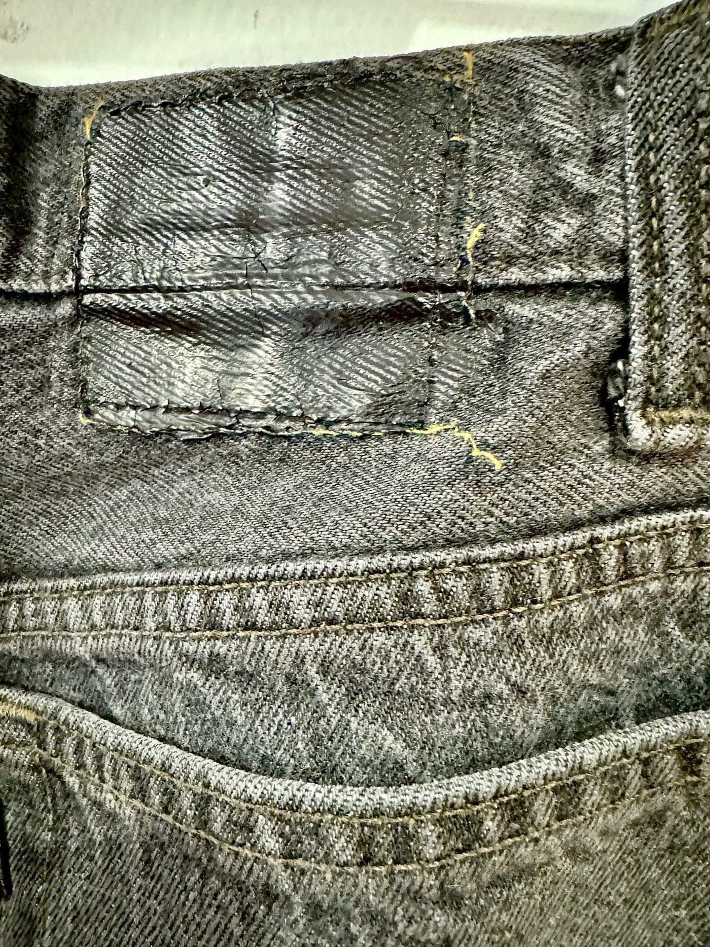 Gallery Dept. Gray Denim Pants with Frayed Hem, Size 32 Size US 32 / EU 48 - 5 Thumbnail
