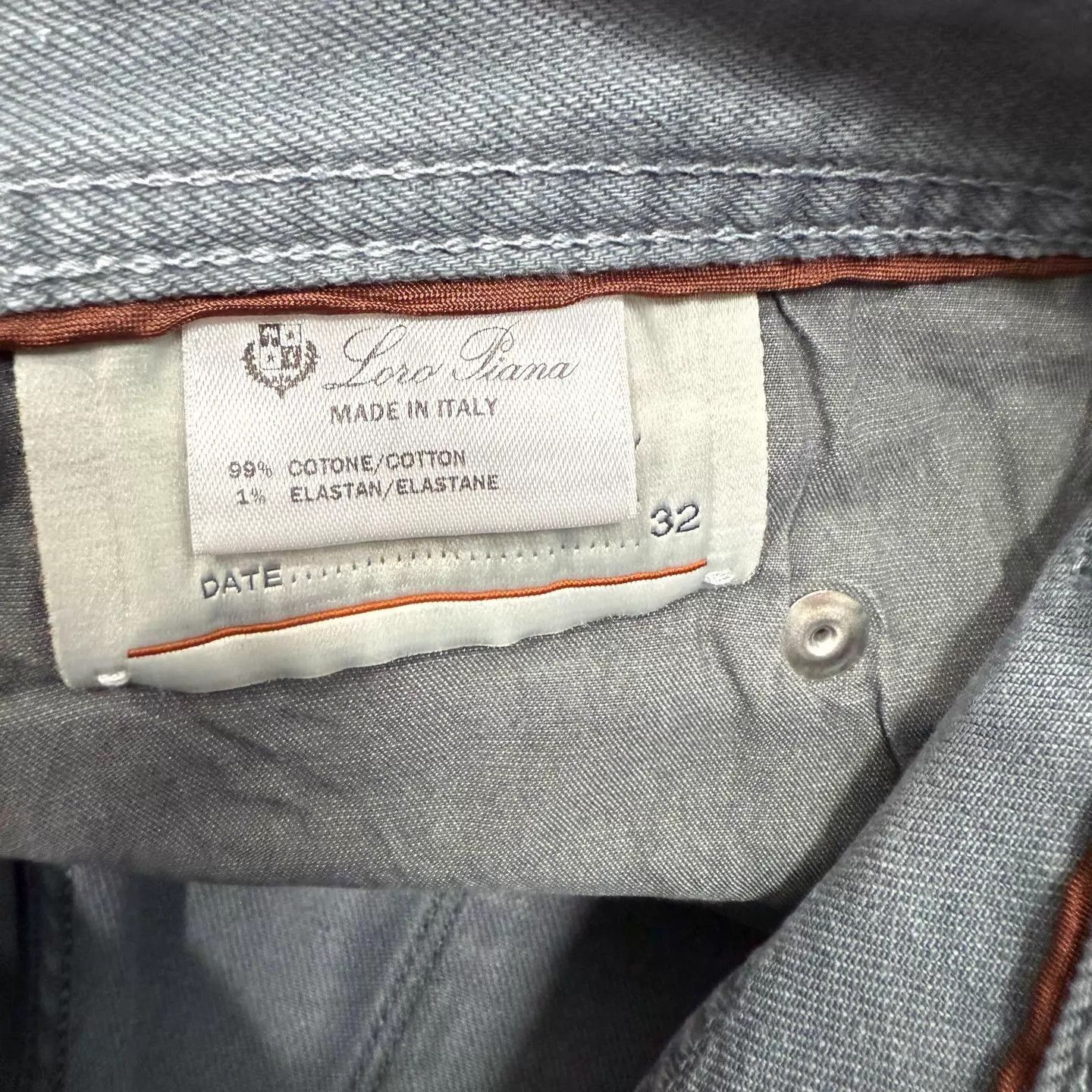 Loro Piana Gray Denim Pants Size 32 Size US 32 / EU 48 - 5 Thumbnail