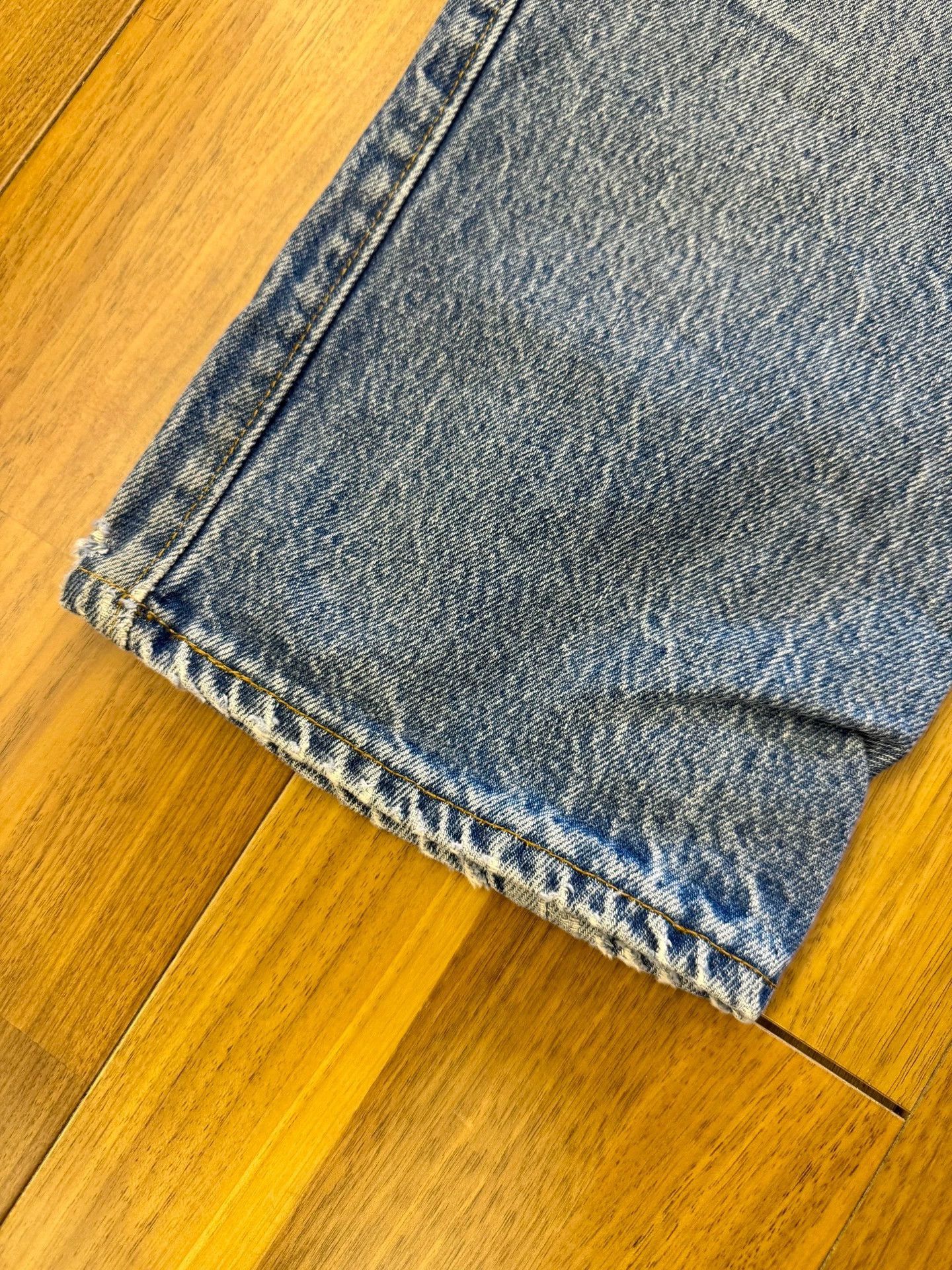 Levi's Blue Distressed Denim Jeans Size 32 Size US 32 / EU 48 - 6 Thumbnail