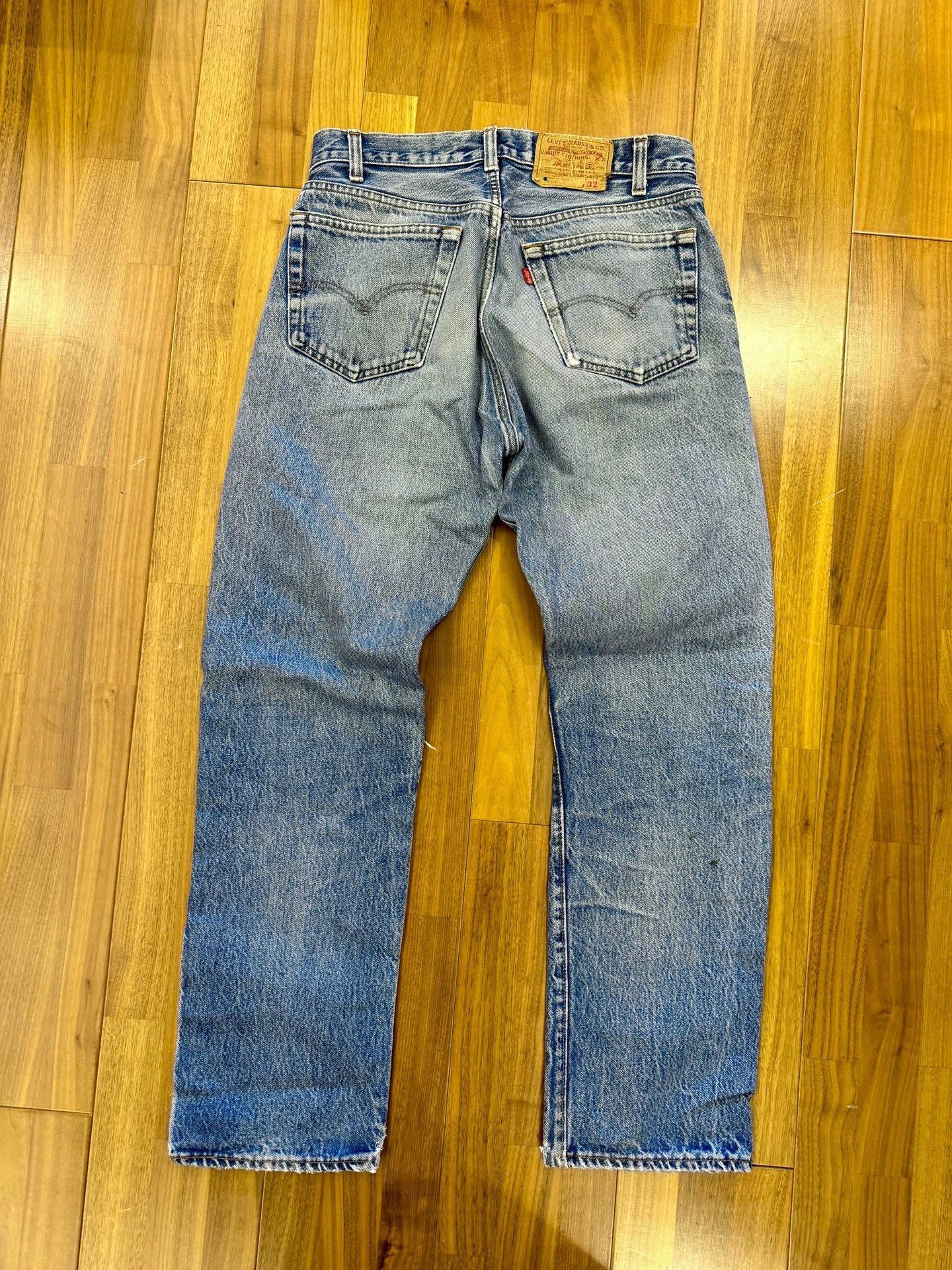 Levi's Blue Distressed Denim Jeans Size 32 Size US 32 / EU 48 - 5 Thumbnail
