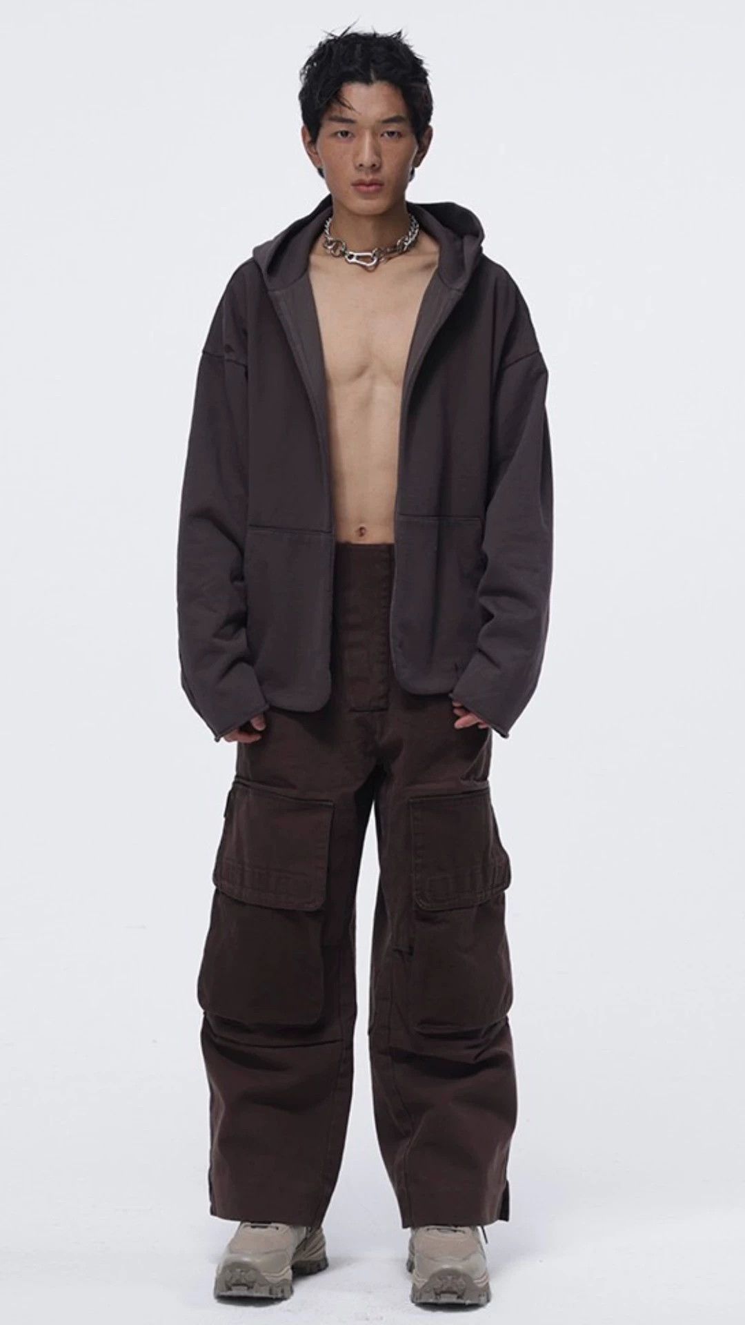Greg Ross Red Cargo Pants with Utility Pockets Size US 28 / EU 44 - 2 Thumbnail