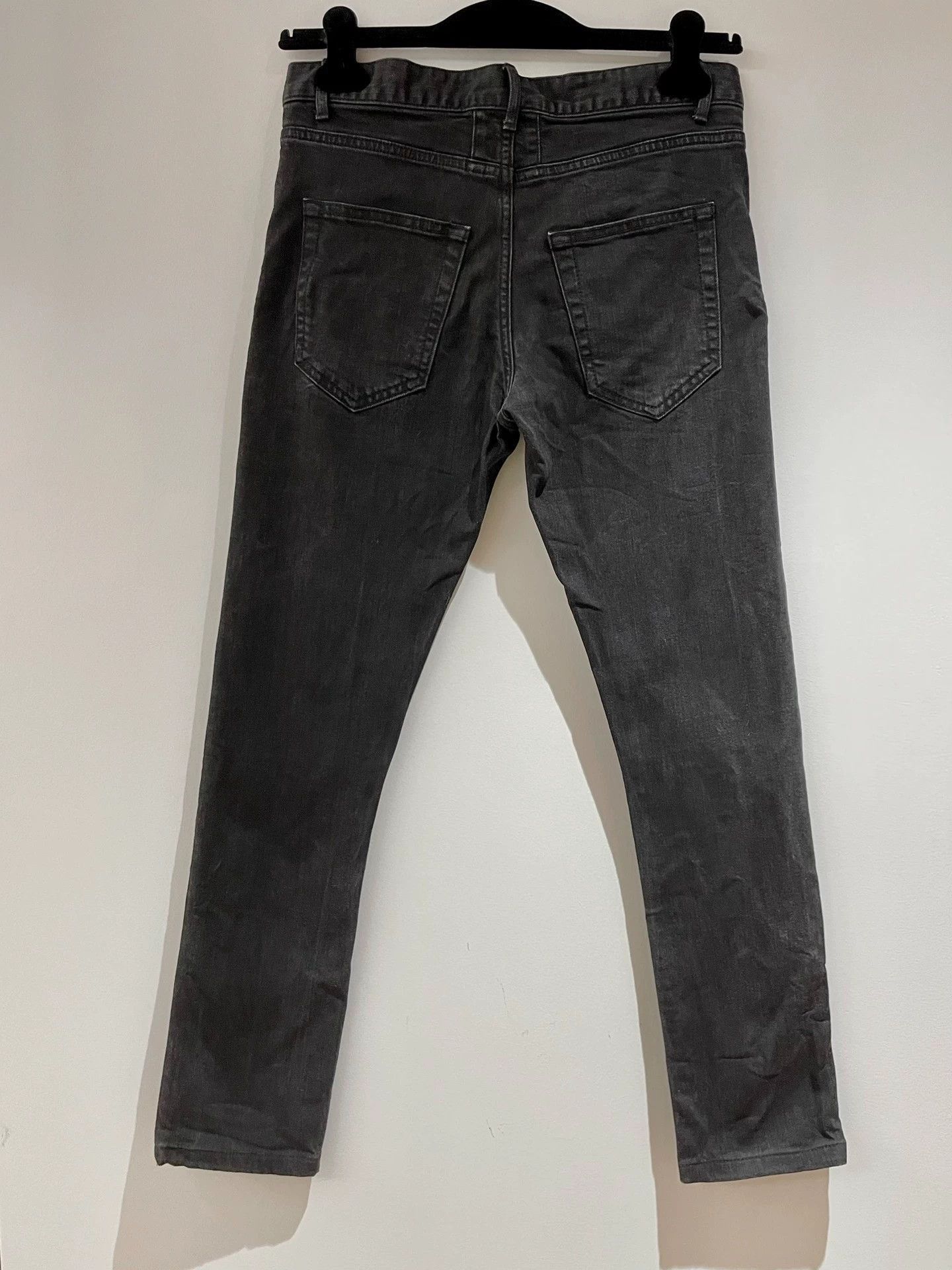 Saint Laurent Paris Black Ripped Denim Jeans Size 28 Size US 28 / EU 44 - 4 Thumbnail