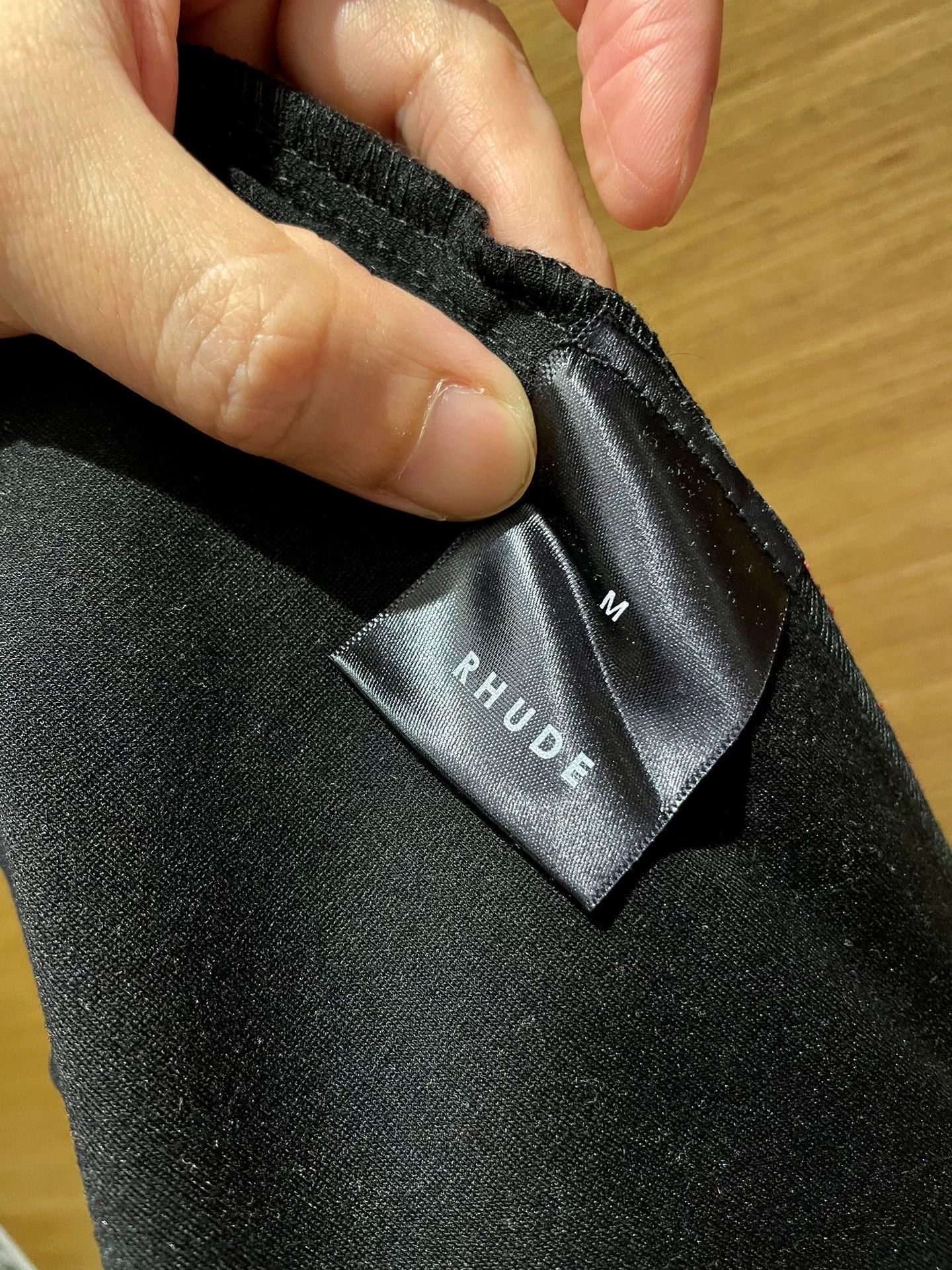 Rhude Black Side Stripe Drawstring Sweatpants Size 32 Size US 32 / EU 48 - 8 Thumbnail
