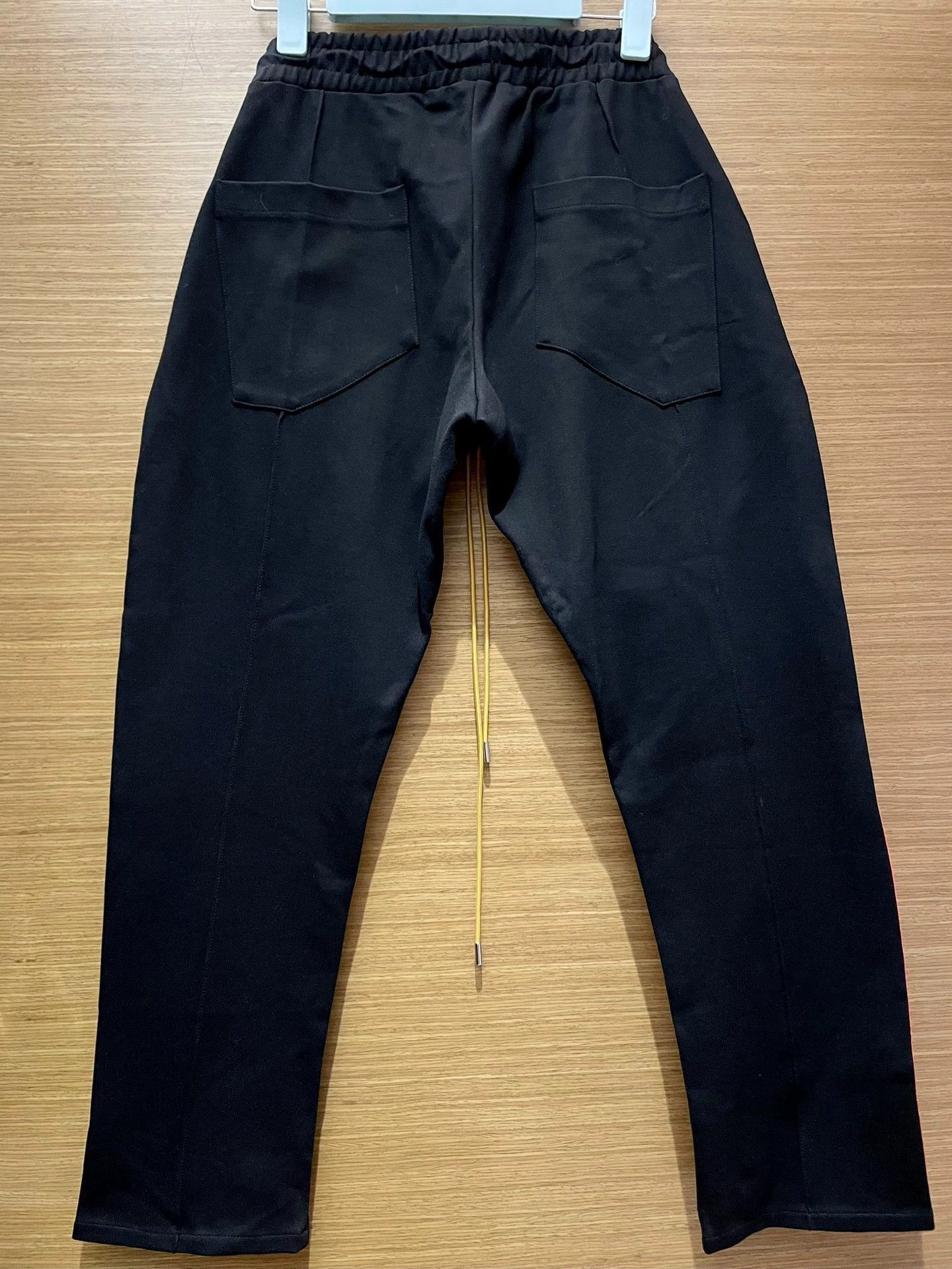 Rhude Black Side Stripe Drawstring Sweatpants Size 32 Size US 32 / EU 48 - 4 Thumbnail