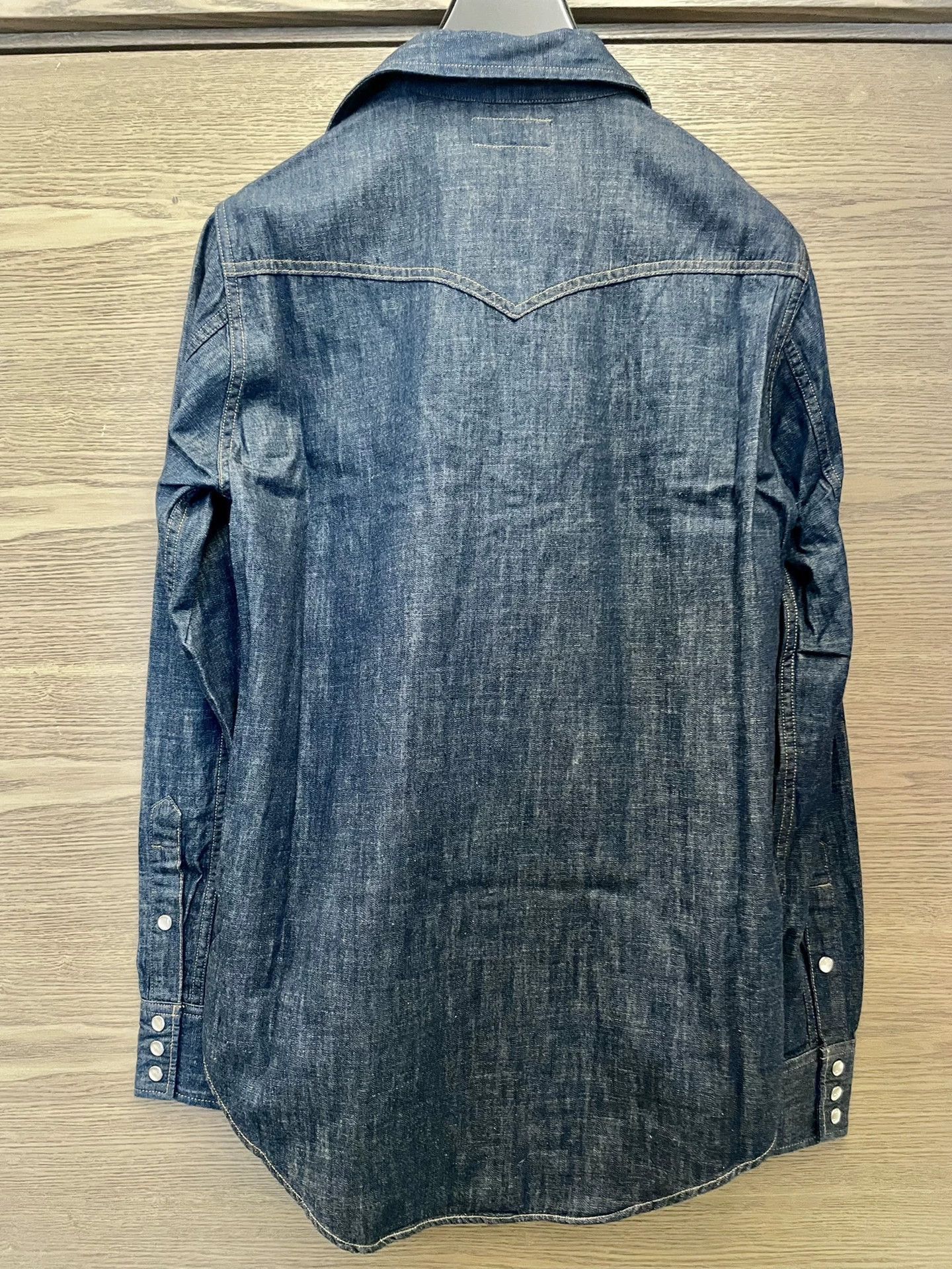 Saint Laurent Paris Blue Denim Long Sleeve Button-Up Shirt Size US M / EU 48-50 / 2 - 3 Thumbnail