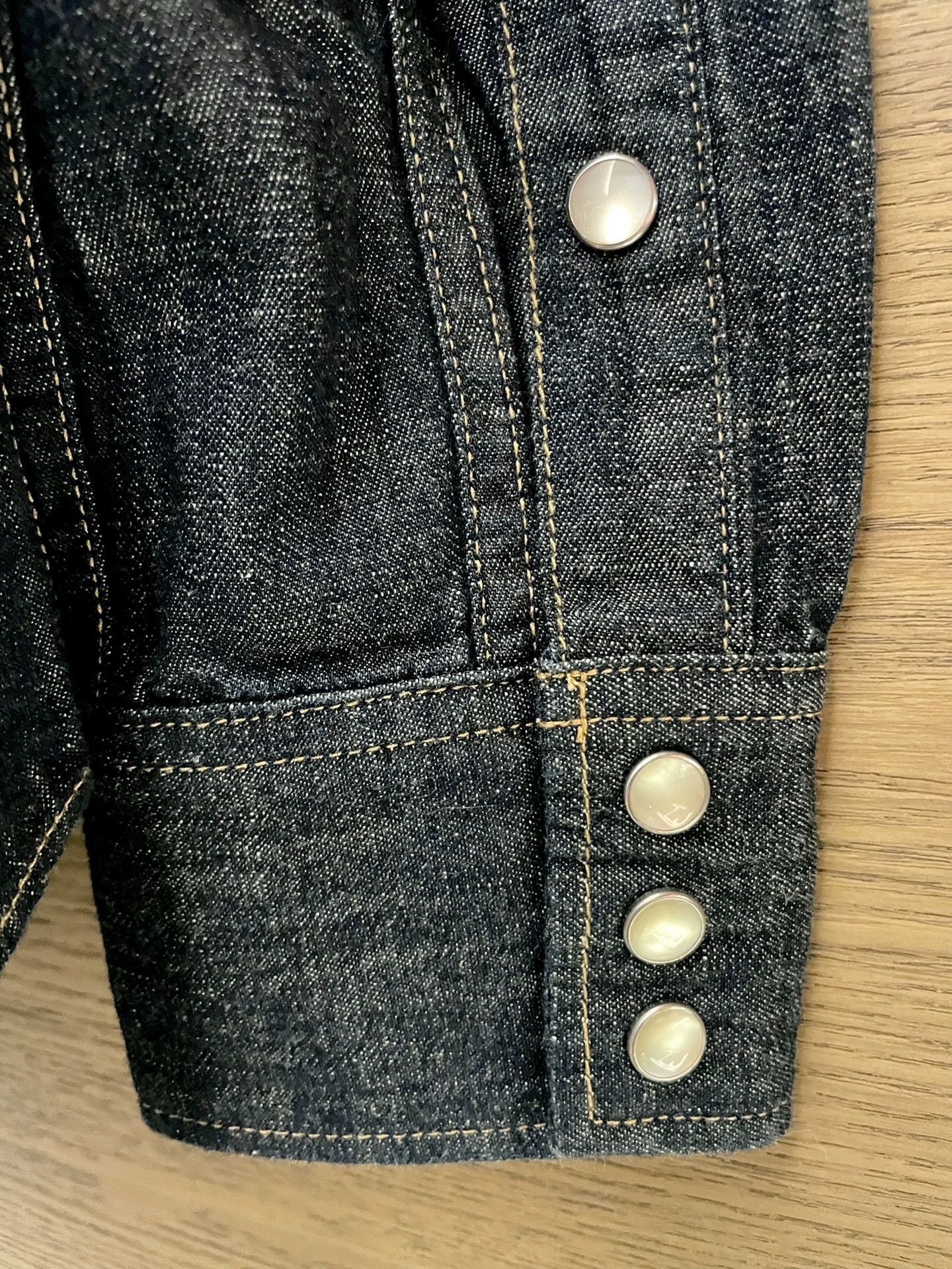 Saint Laurent Paris Blue Denim Long Sleeve Button-Up Shirt Size US M / EU 48-50 / 2 - 4 Thumbnail
