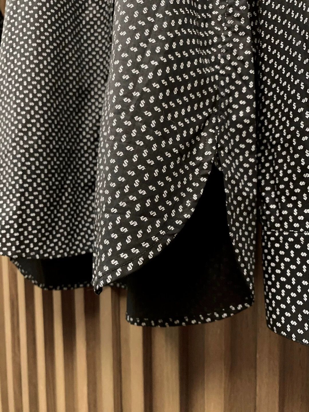 Yves Saint Laurent Black Polka Dot Long Sleeve Button-Up Shirt Size US S / EU 44-46 / 1 - 3 Thumbnail