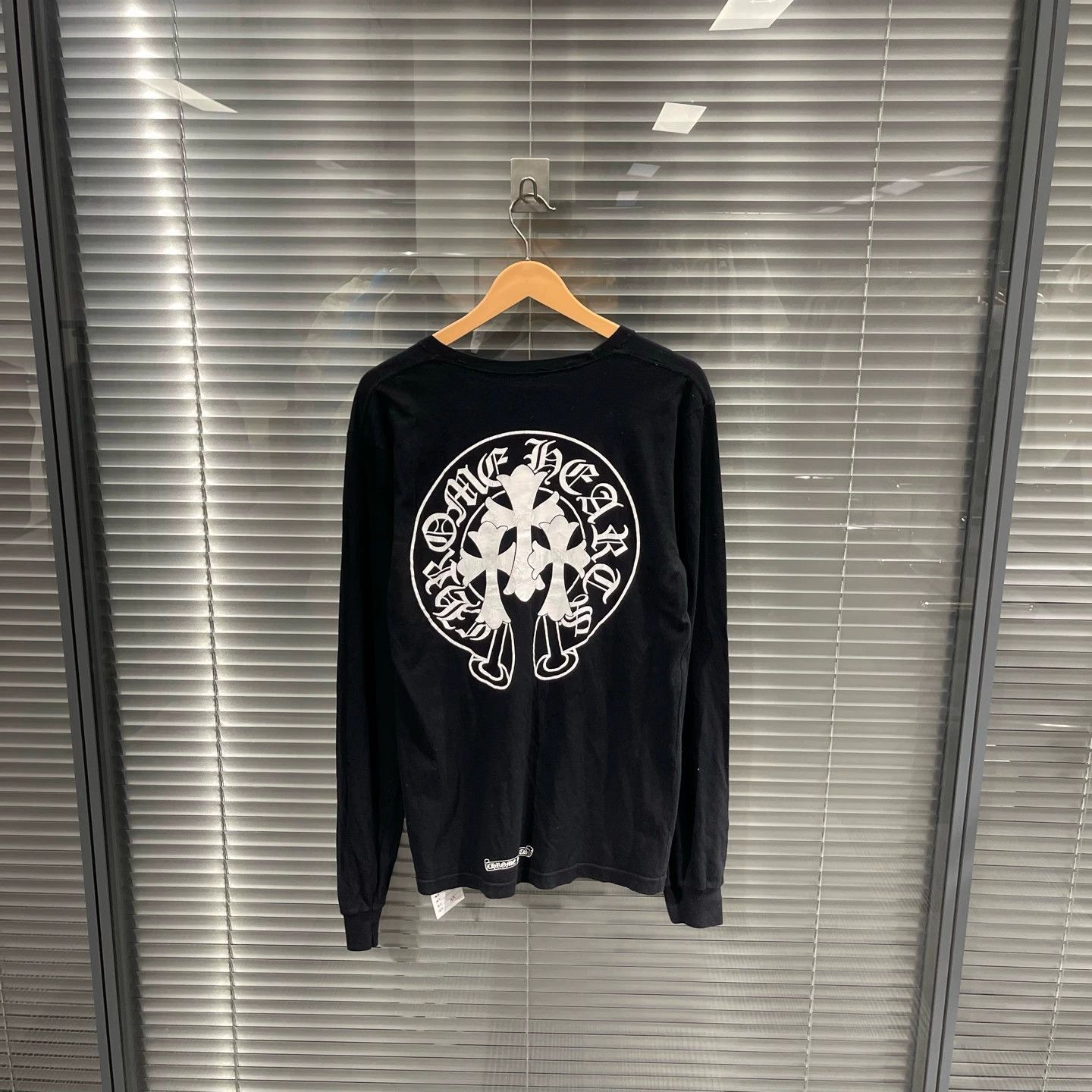Chrome Hearts Black Long Sleeve Shirt with Chest Pocket Size US M / EU 48-50 / 2 - 2 Thumbnail