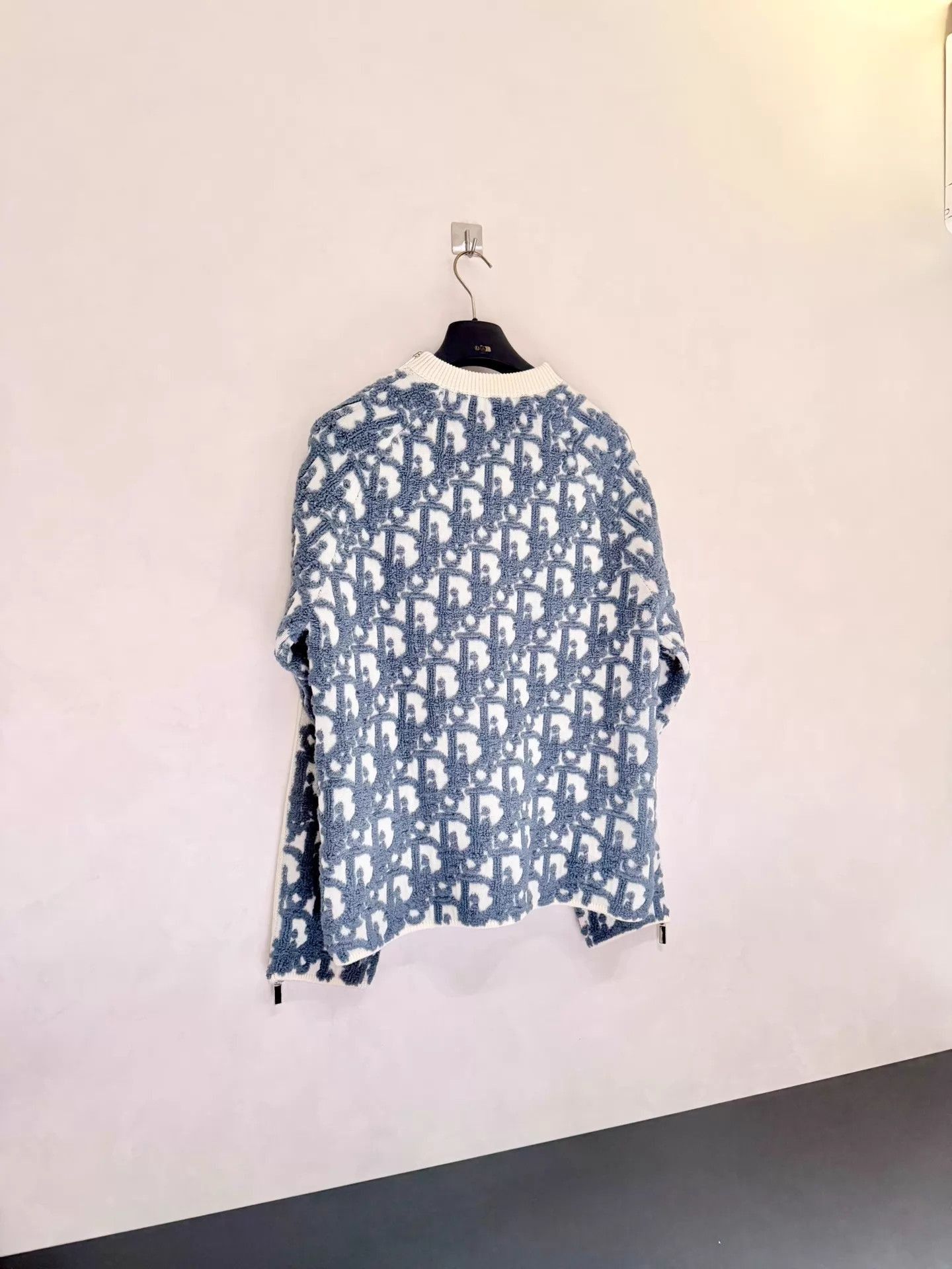 Dior Blue Patterned Long Sleeve Sweater Size US S / EU 44-46 / 1 - 2 Thumbnail