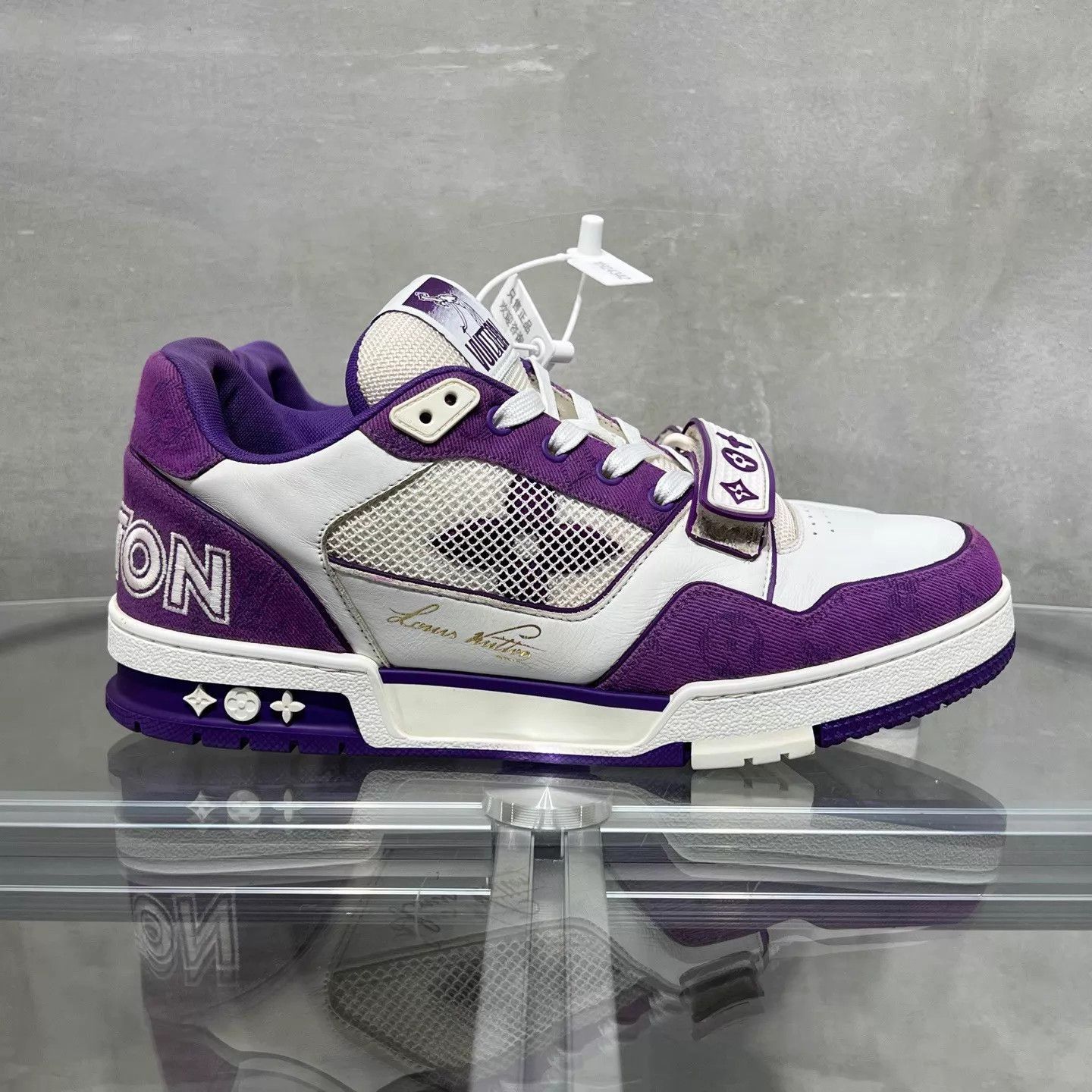 Louis Vuitton Purple High-Top Sneakers Size 9.5 Size US 9.5 / EU 42-43 - 4 Thumbnail