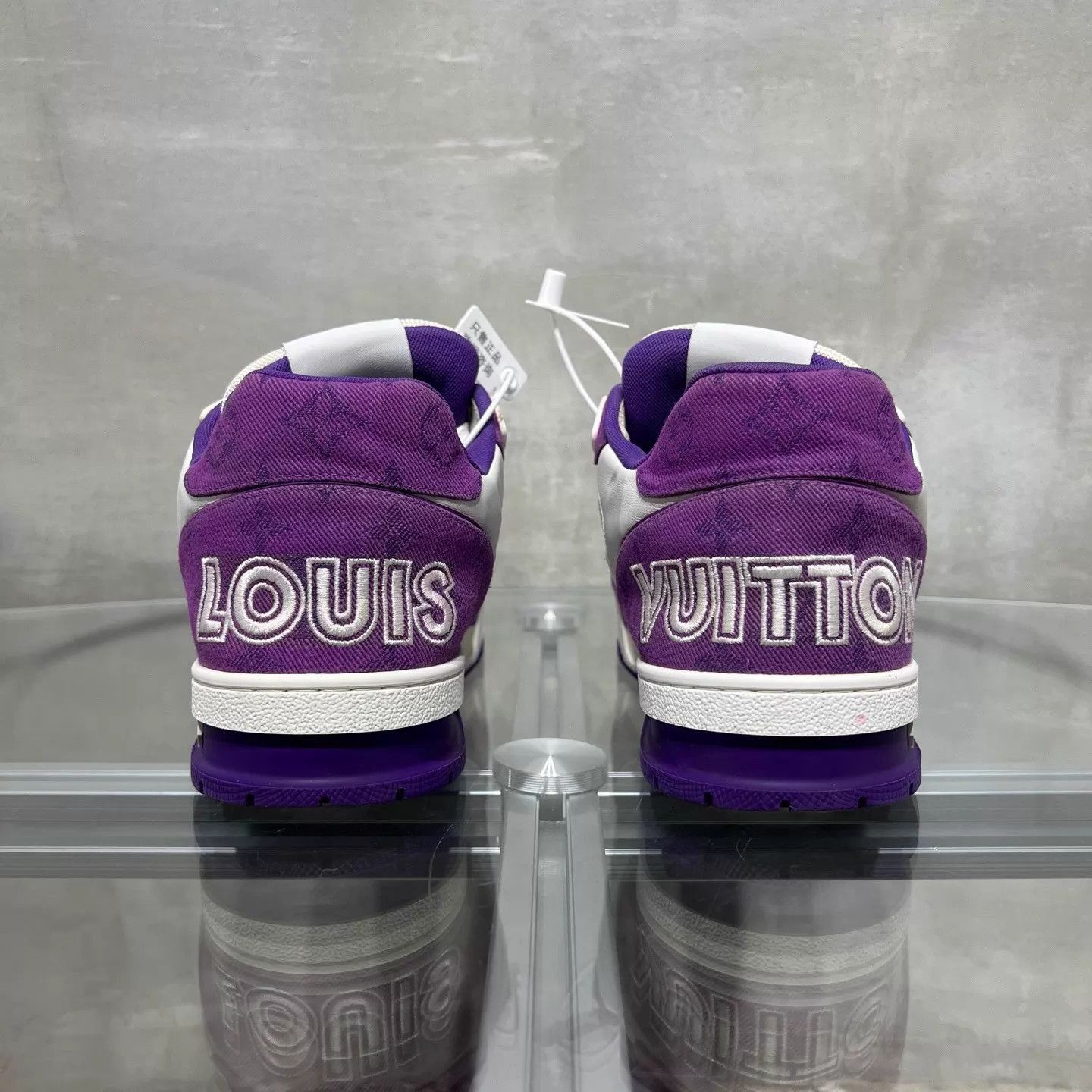 Louis Vuitton Purple High-Top Sneakers Size 9.5 Size US 9.5 / EU 42-43 - 6 Thumbnail