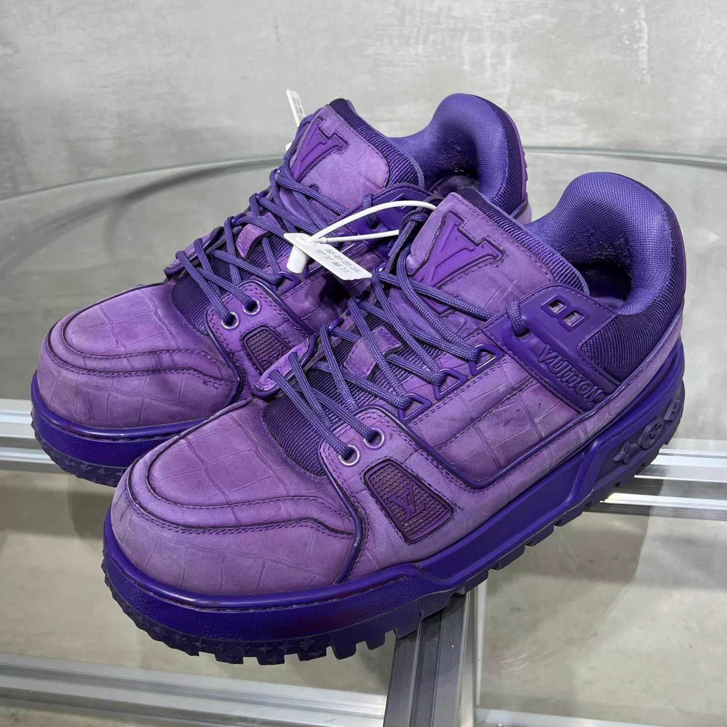 Louis Vuitton Purple High-Top Sneakers Size 7.5 Size US 7.5 / EU 40-41 - 2 Thumbnail