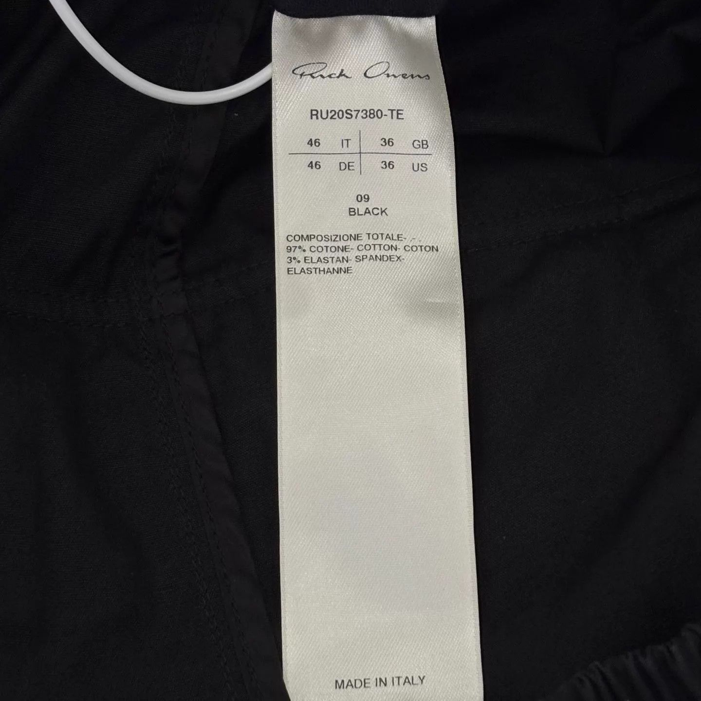 Rick Owens Black Casual Drawstring Pants Size 30 Size US 30 / EU 46 - 3 Thumbnail