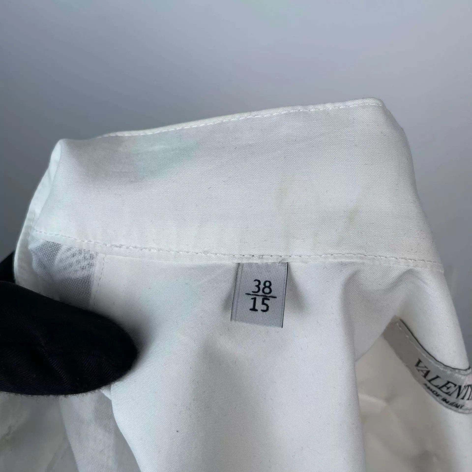 Valentino White Long Sleeve Lace Detail Button-Up Shirt Size US S / EU 44-46 / 1 - 6 Thumbnail