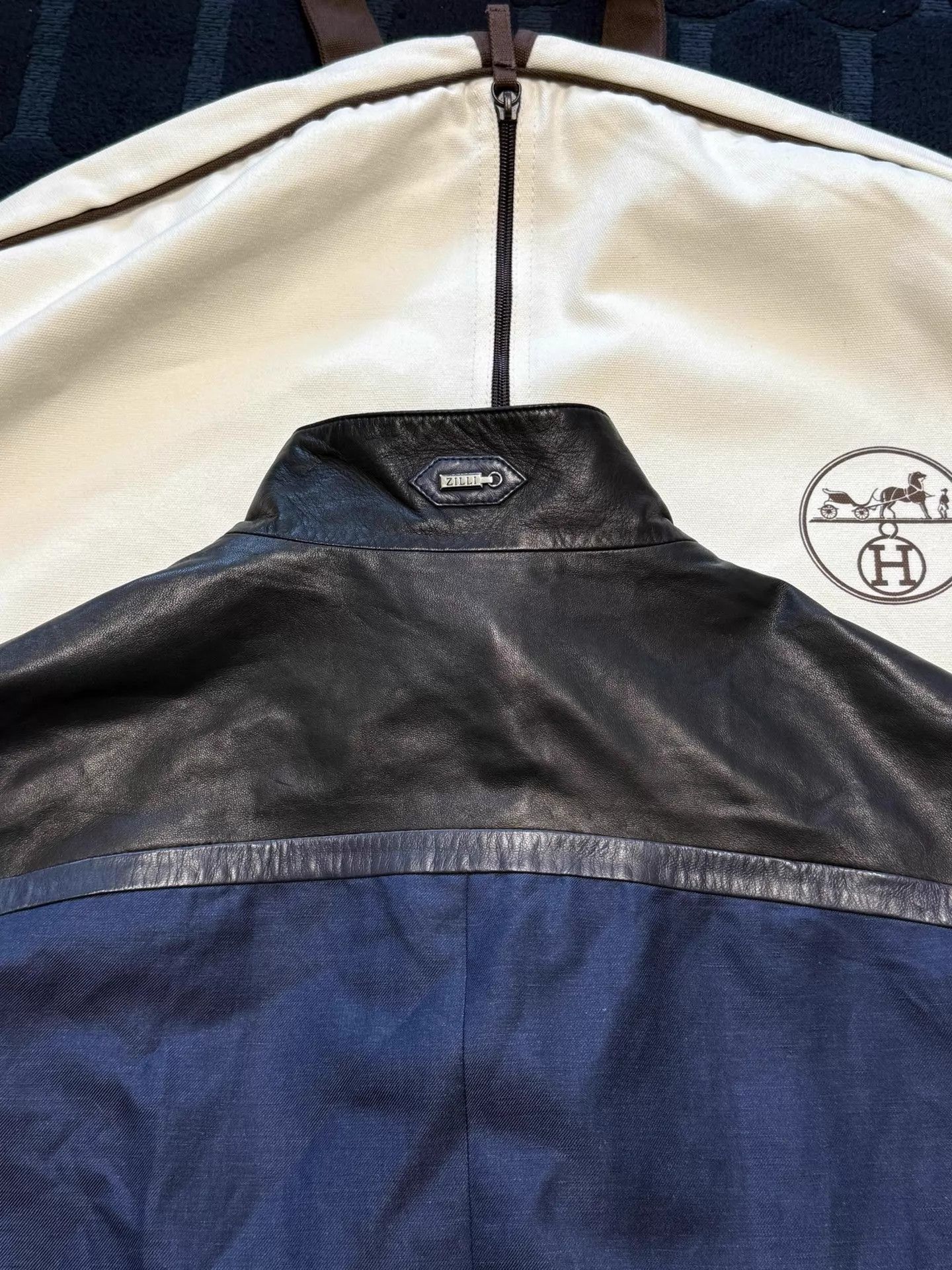 Zilli Multi-Color Leather Accent Jacket Size M Size US M / EU 48-50 / 2 - 5 Thumbnail