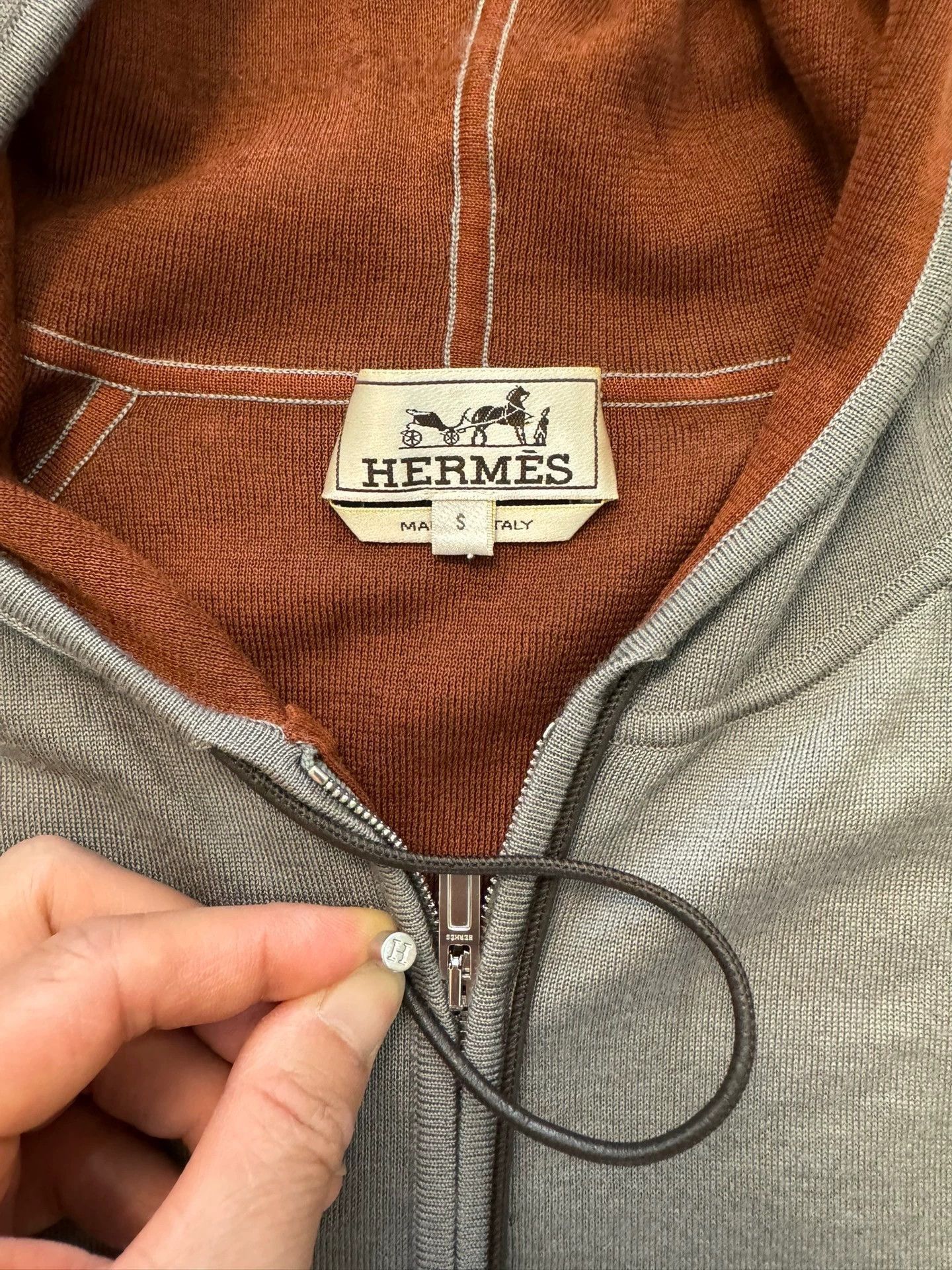 Hermes Multi Color Zip-Up Hoodie, Size S Size US S / EU 44-46 / 1 - 3 Thumbnail